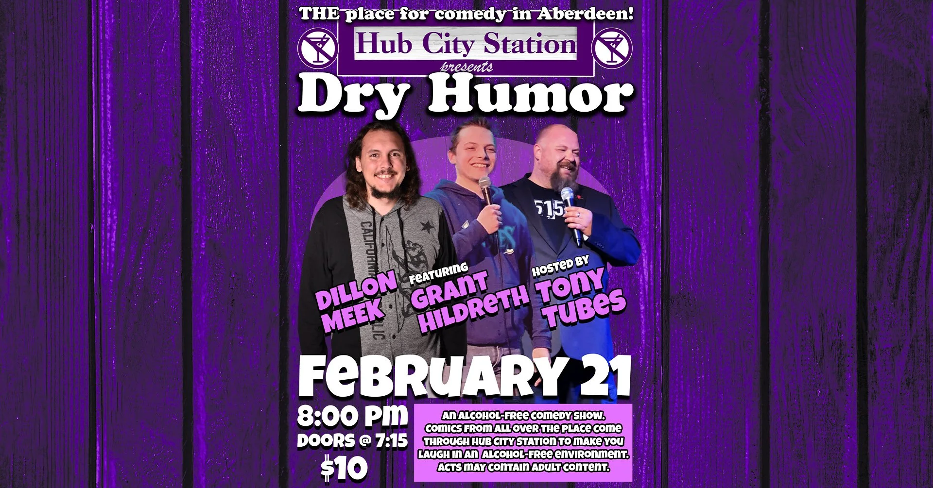 Dry Bar Comedy with Dillon Meek feat. Tony Tubes
