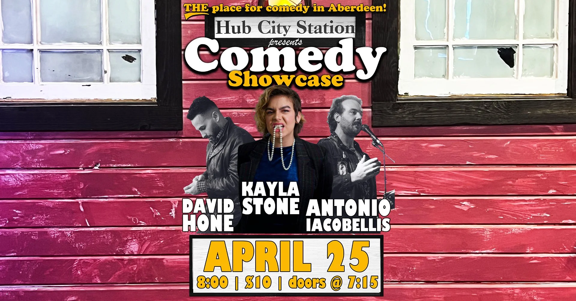Comedy Showcase with David Hone, Kayla Stone, Antonio Iacobellis