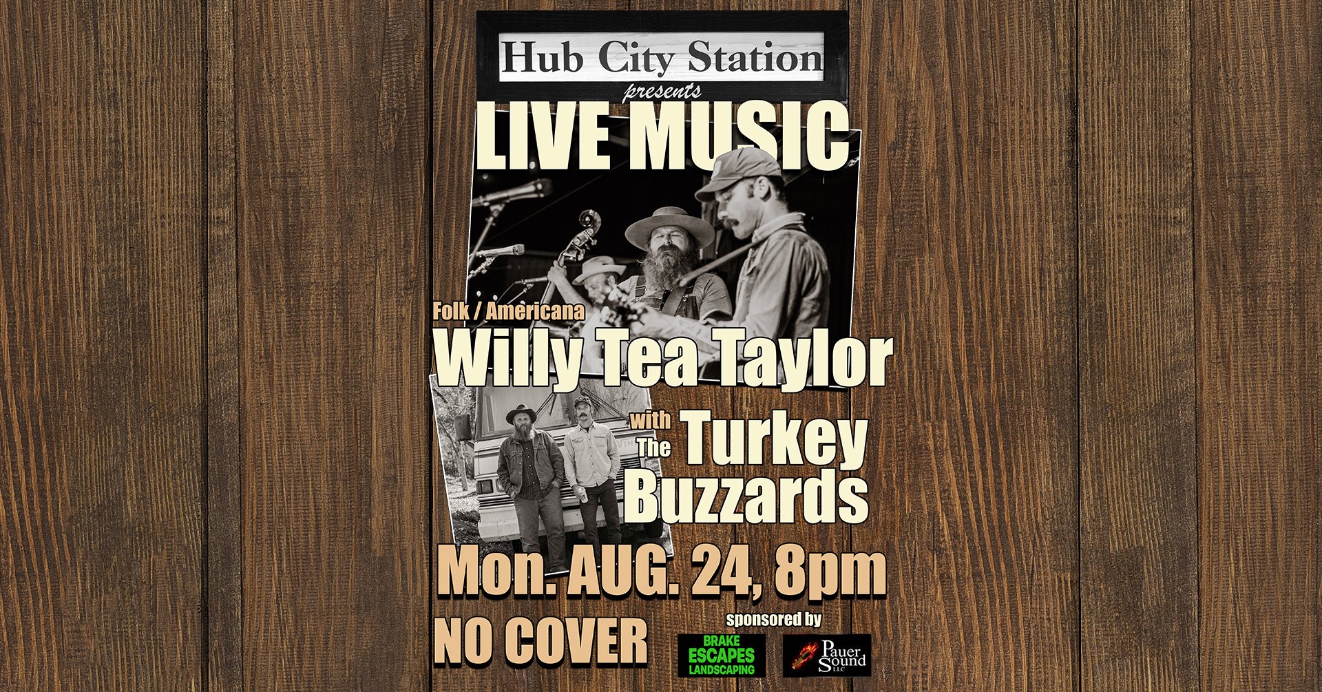 LIVE  MUSIC: Willy Tea Taylor with the Turkey Buzzards