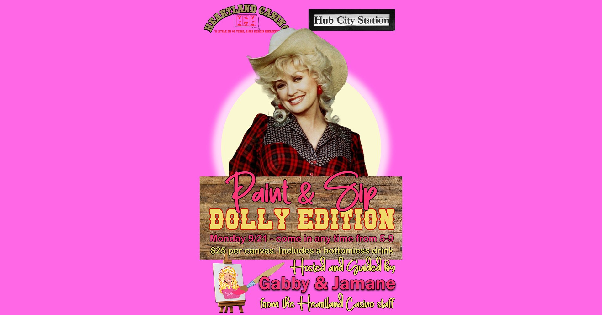 Paint &amp; Sip: Dolly Edition
