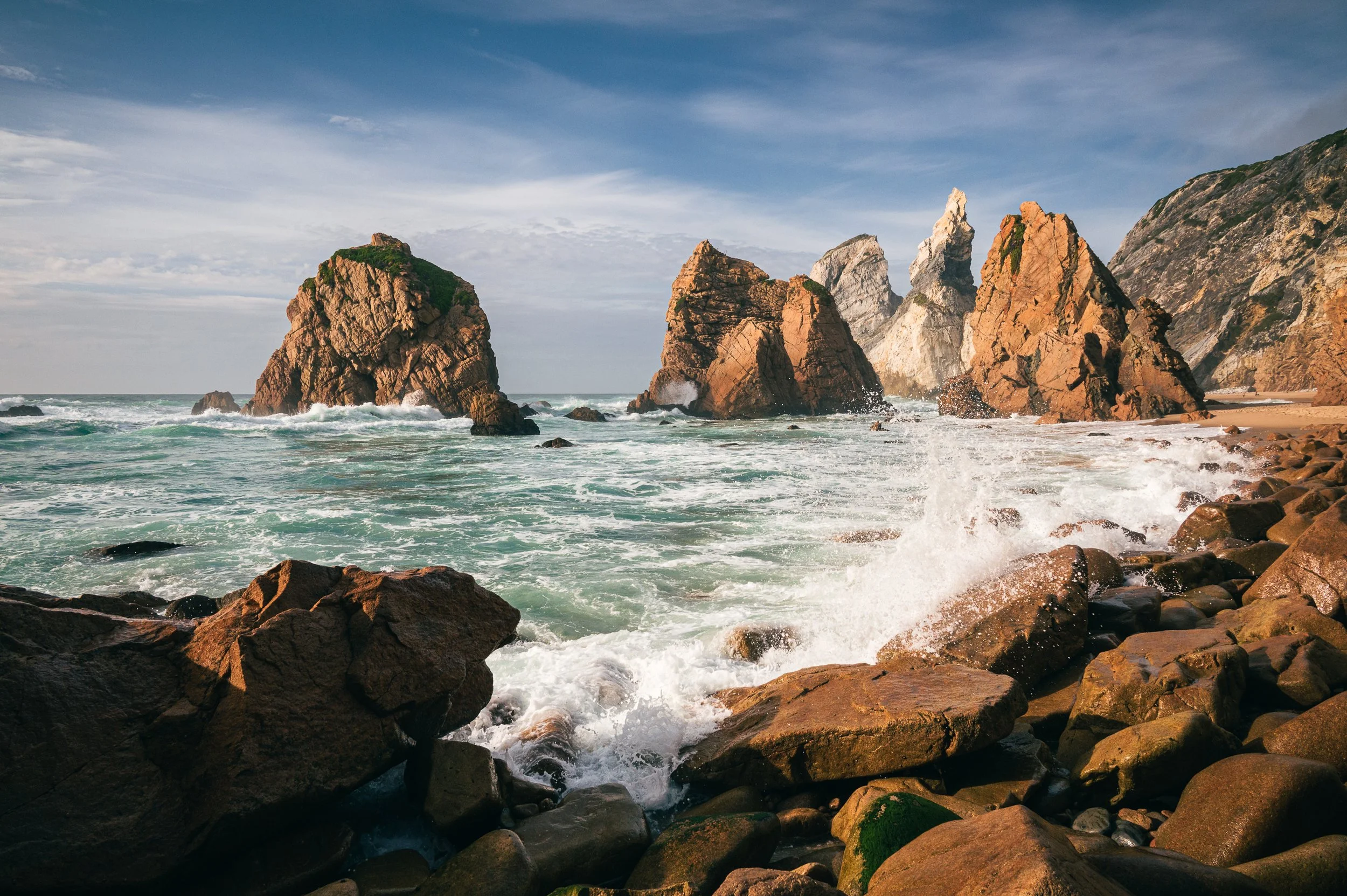 Ursa beach - climbing area