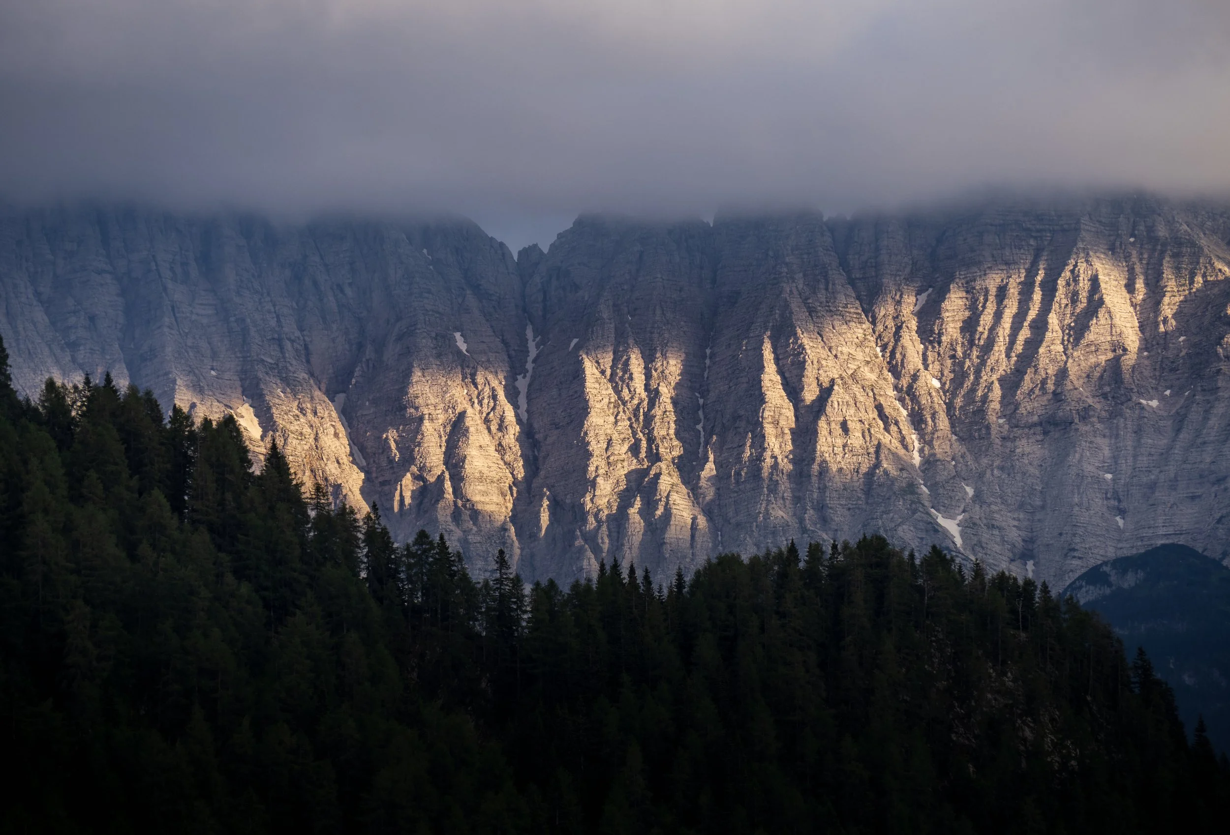 Sunset at Vrsic pass