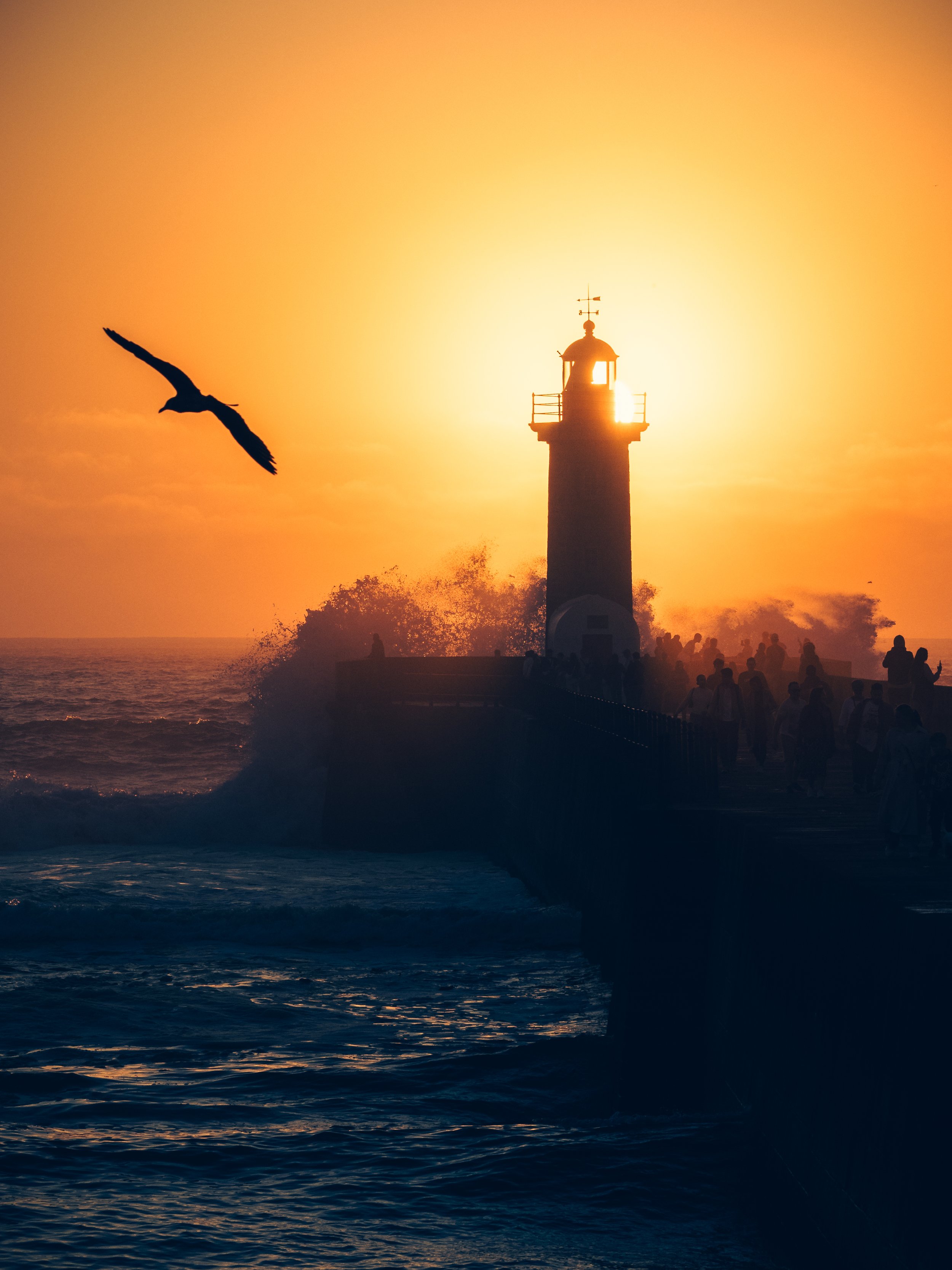 Sunset at Praia das Pastoras