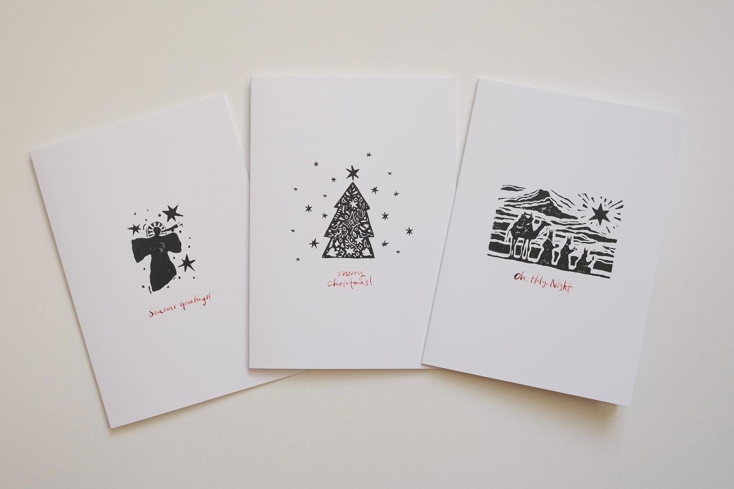 little cards to celebrate the season 🌟 my 2024 Christmas cards! On my website now if you want to get some or just message me directly if you&rsquo;re interested 🤠  blank inside to write your own words, pop a stamp on and send to friends &lsquo;n lo