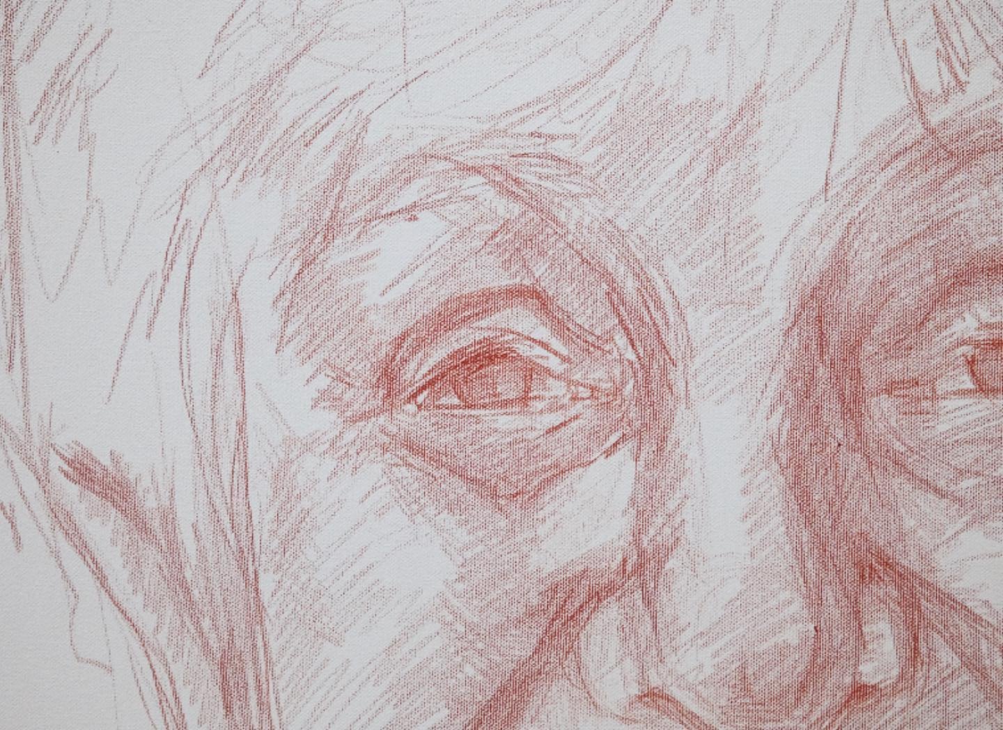 Big drawings on canvas! People and stories! 🌟🌟🌟