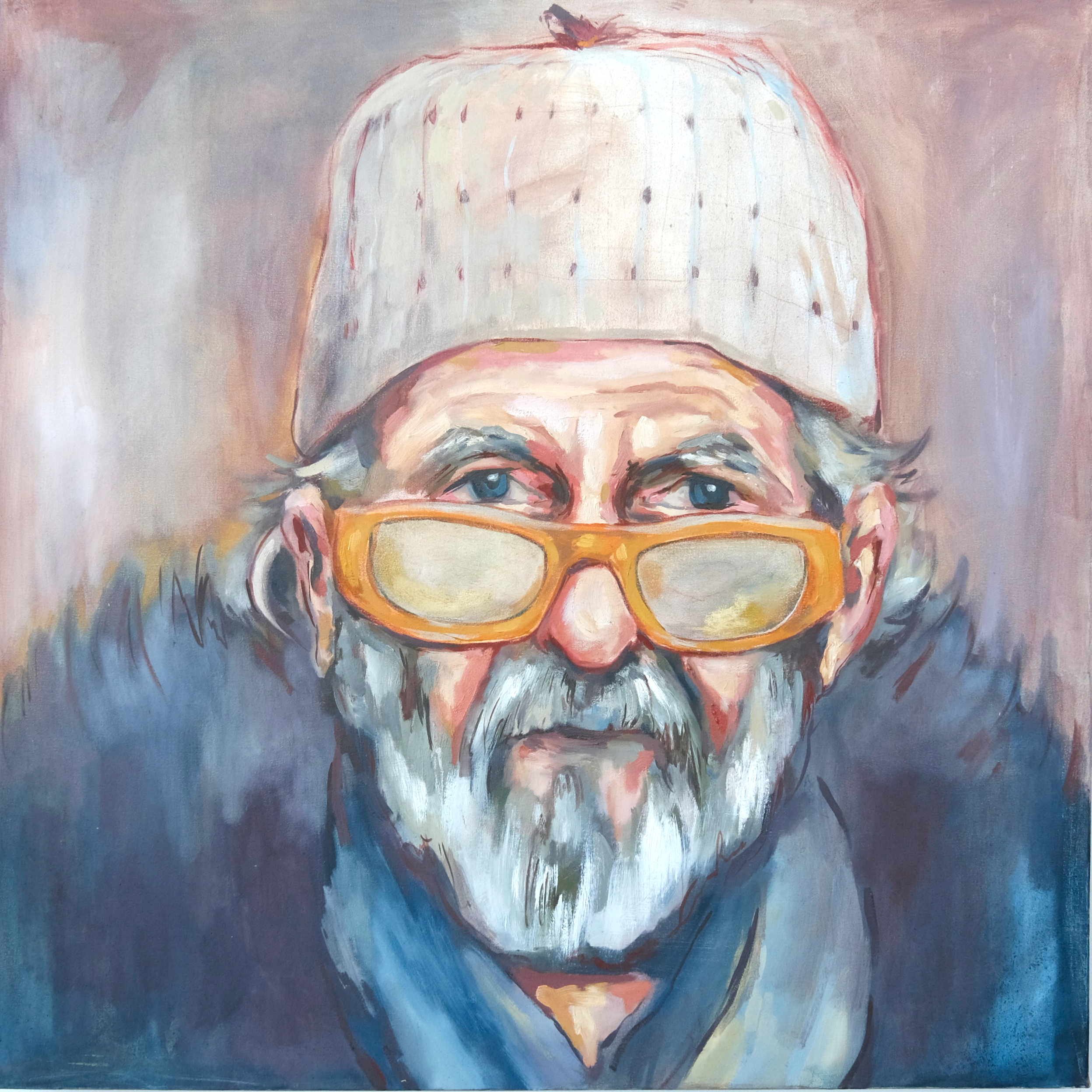Esther Douglas. 100x100cm, Oil on Canvas.png