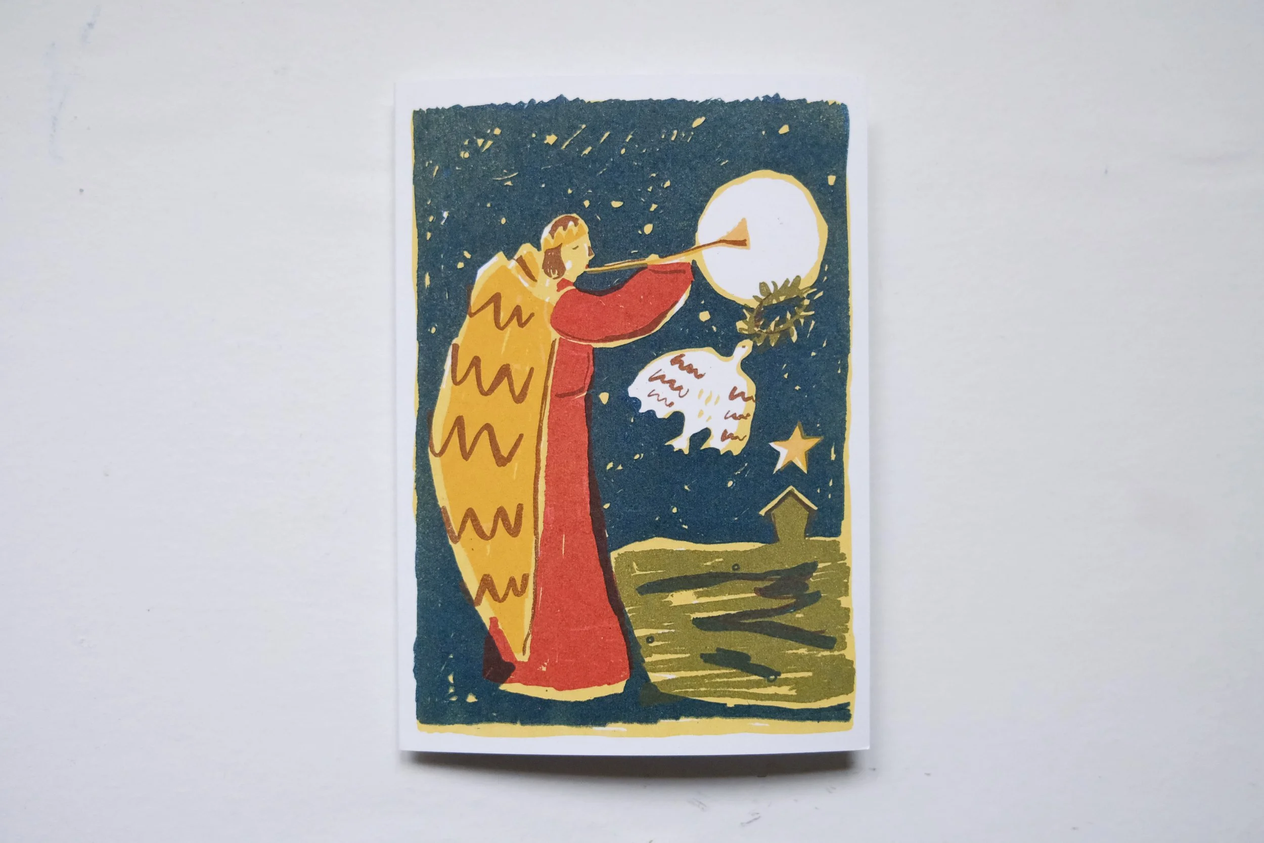 The Angel Announces, Christmas Card
