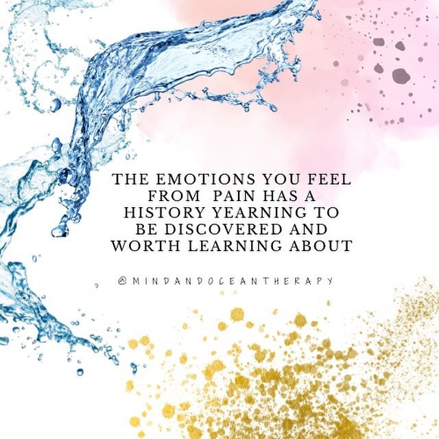 The emotions you feel from pain is historically imbedded in memories from events unique to what you remember happening to you. It is waiting for you to examine it gently so that it can return the favour and help empower you from your own sufferings. 