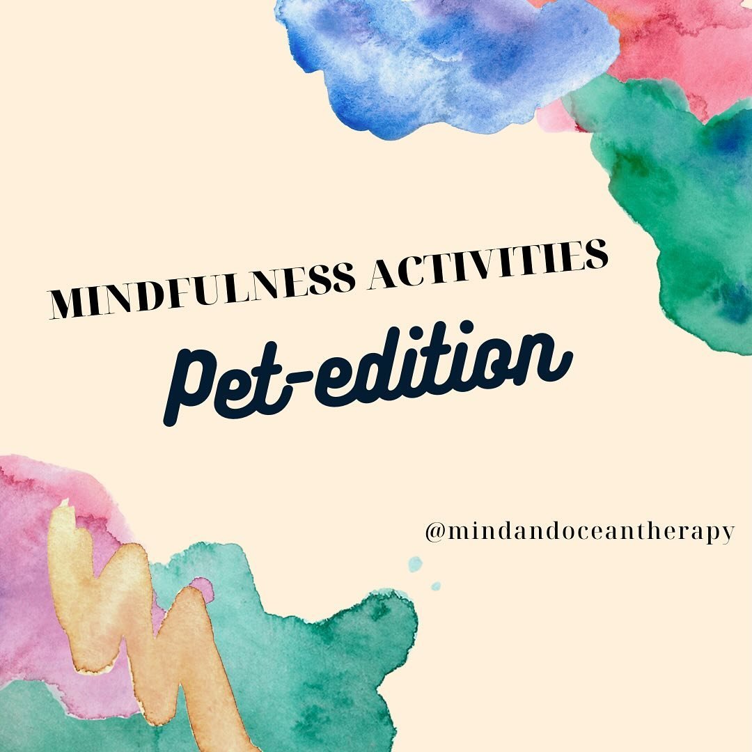 Do you have a special pet or ✌🏼that you enjoy being with? Pets help with our mental health every step of the way. They are the best companions to have around when there isn&rsquo;t any other person around for support. Here are 5 mindfulness activiti