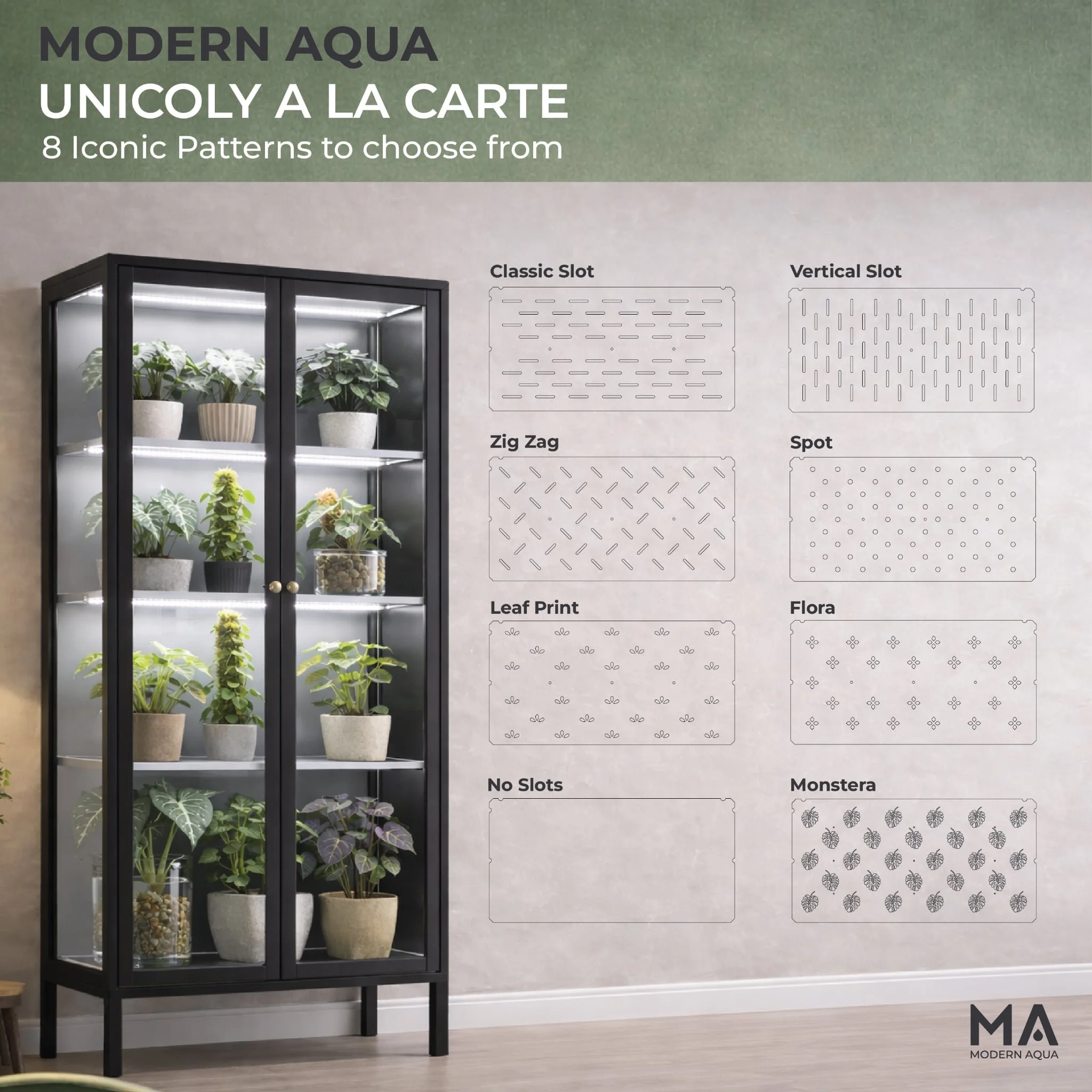 UNICOLY Full Width Shelf