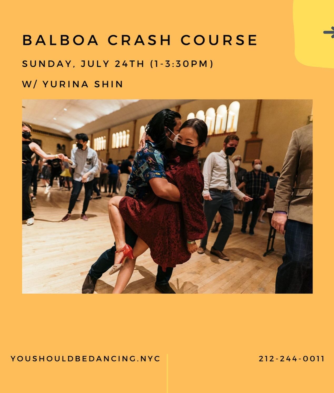Balboa Crash Course with @yurina.shin coming up this month!