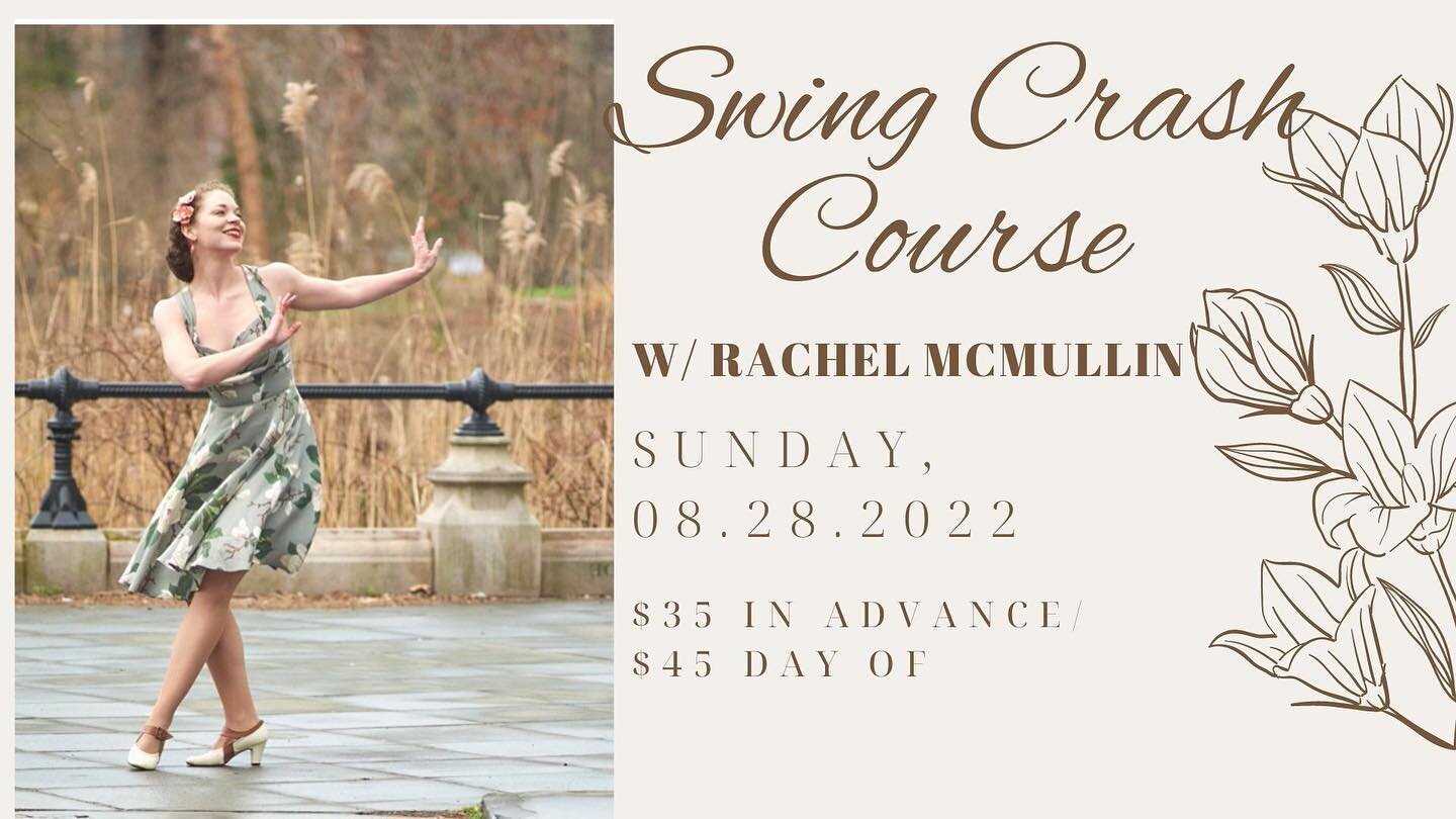 Join Rachel McMullin for this upcoming swing crash course. This workshop introduces you to the style of Swing that was born in Harlem during 1920s and 30s. Pricing: $35(in advanced $45(Day of) Register online or by phone.
#ysbd #swing #learntodance #