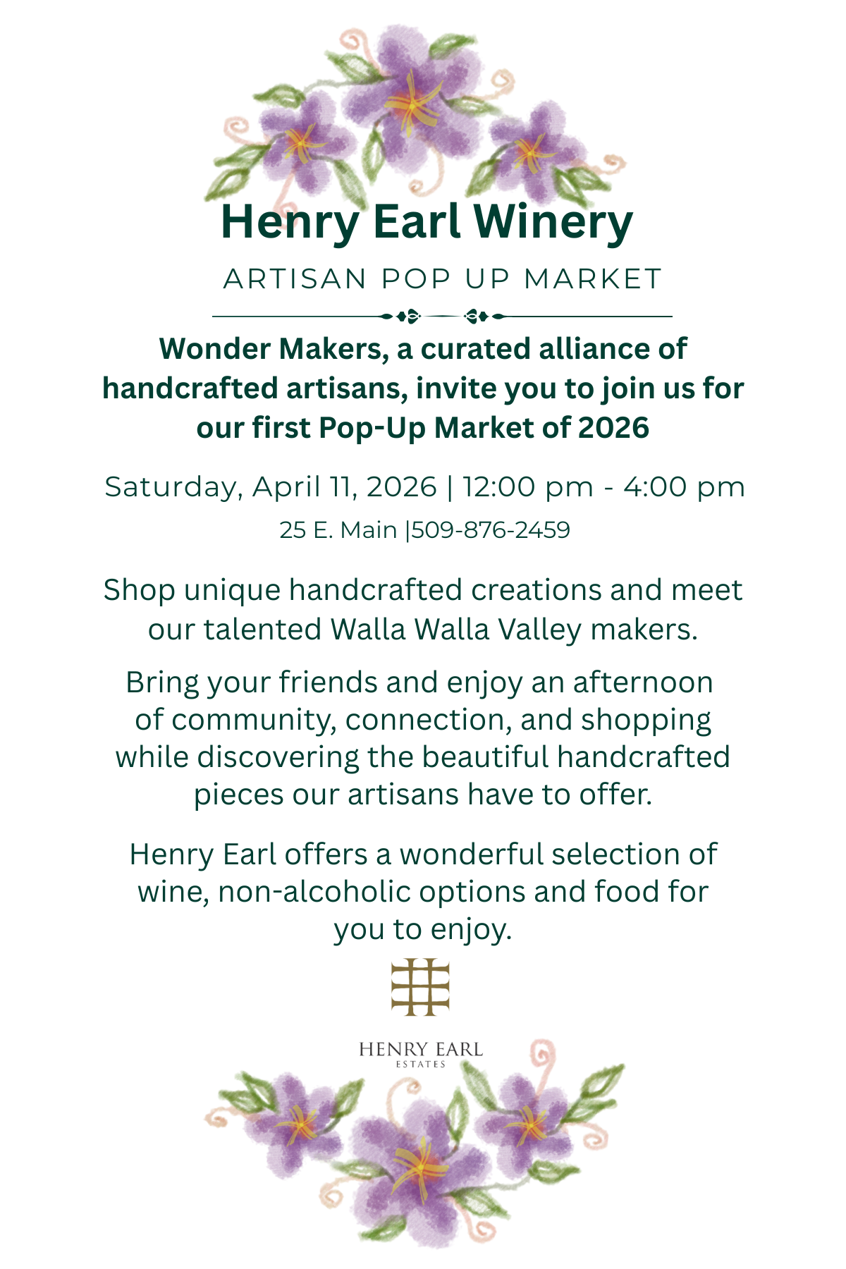 Artisan Pop Up Market