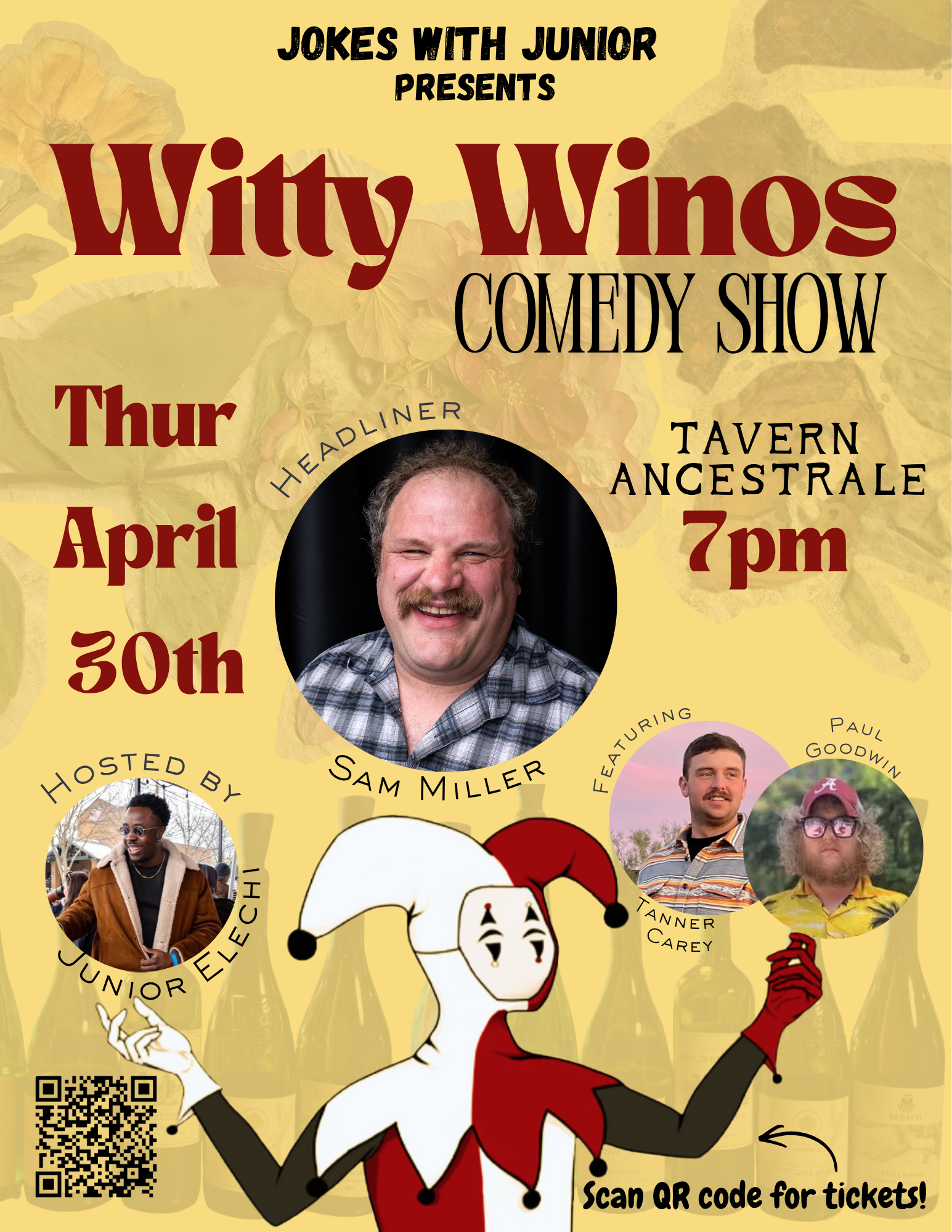 Sam Miller & Witty Winos Comedy Show