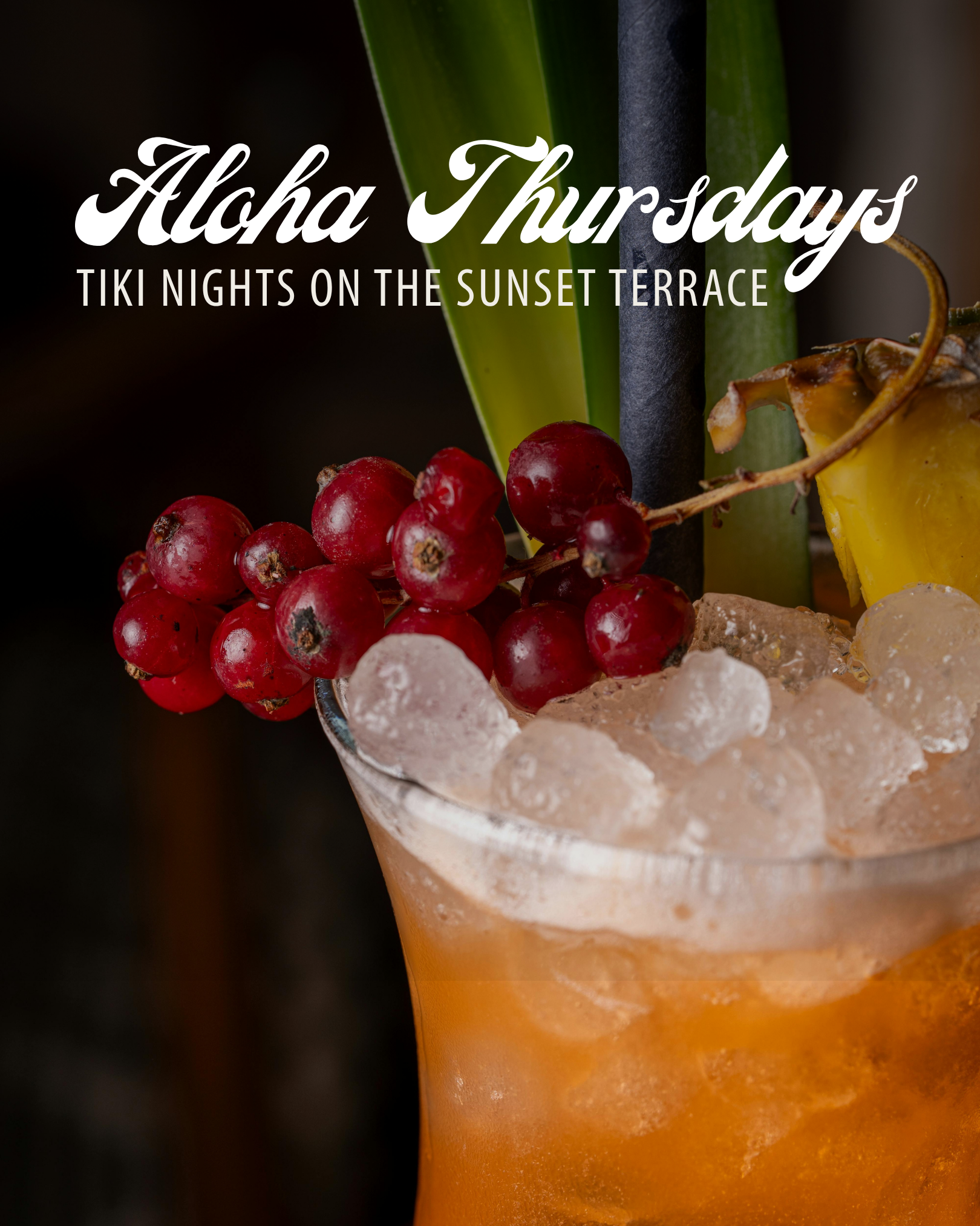 Aloha Thursdays - Tiki Nights on The Sunset Terrace