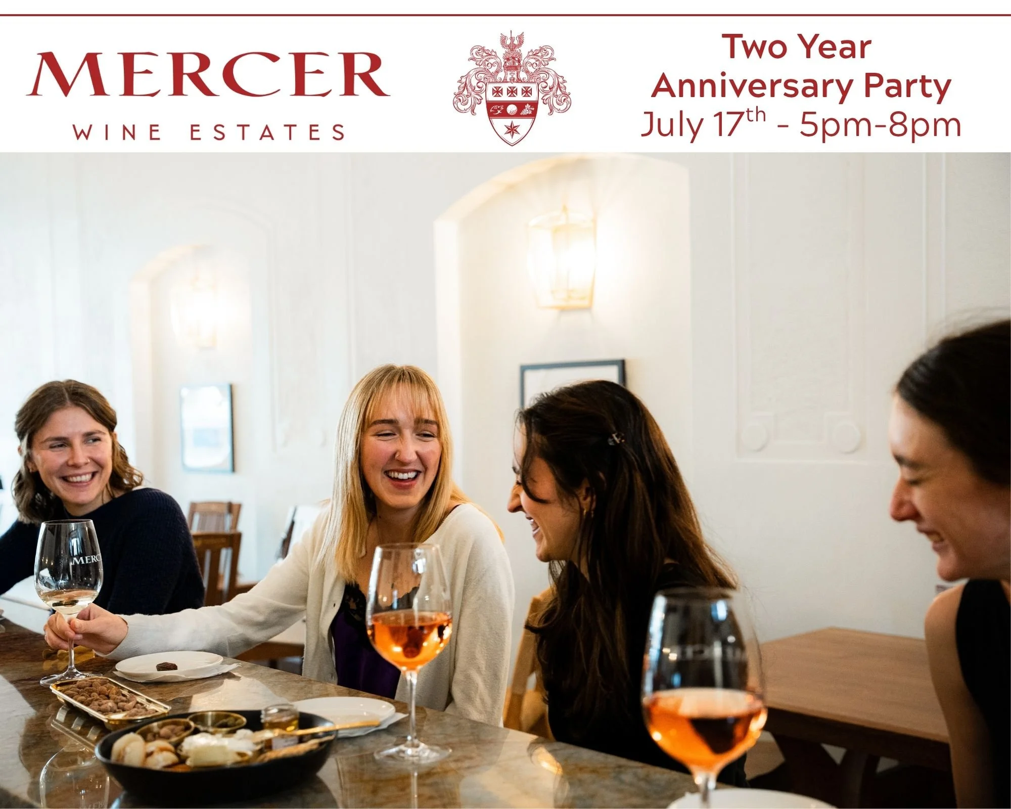 Mercer Estates Tasting Room Two-Year Anniversary Party!