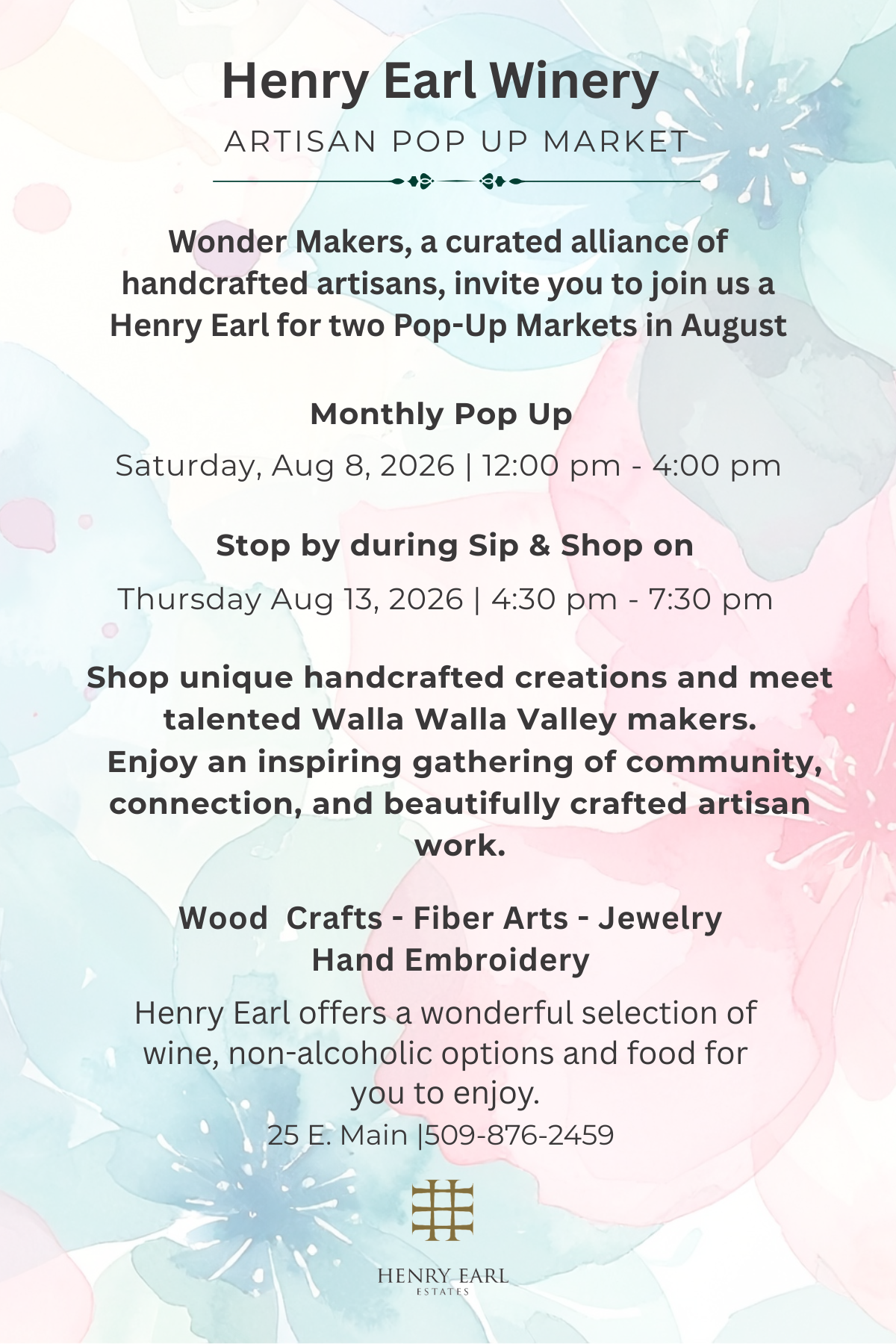 Wonder Makers Artisan Pop-up Market