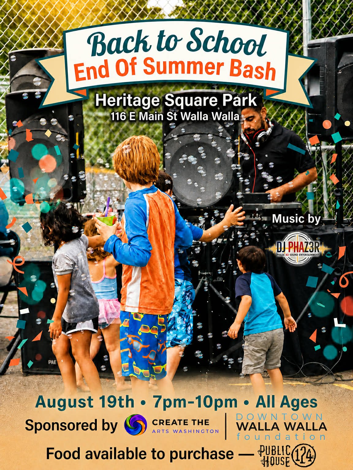 Back to School End of Summer Bash