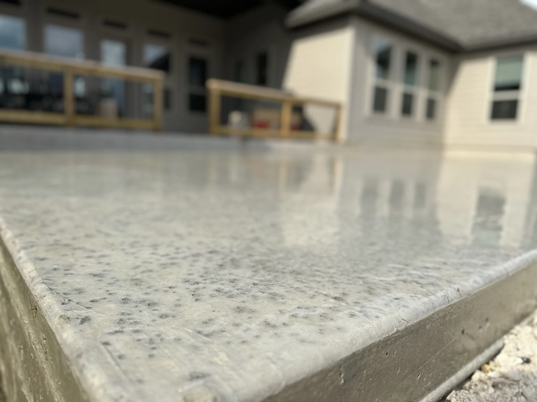 Commercial concrete flatwork and pavement installation in San Antonio, Texas.