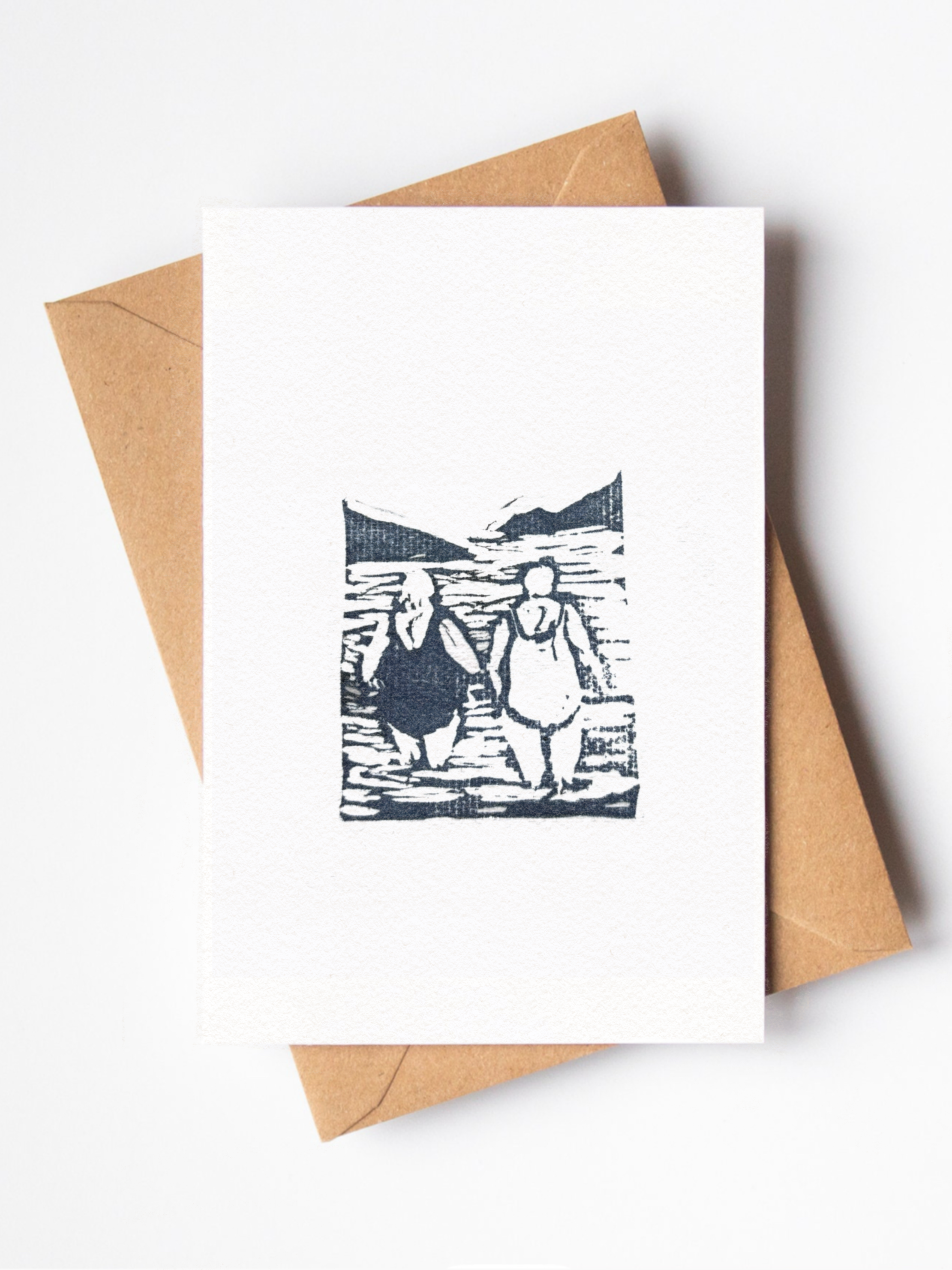 "Afternoon Swim" Art Card