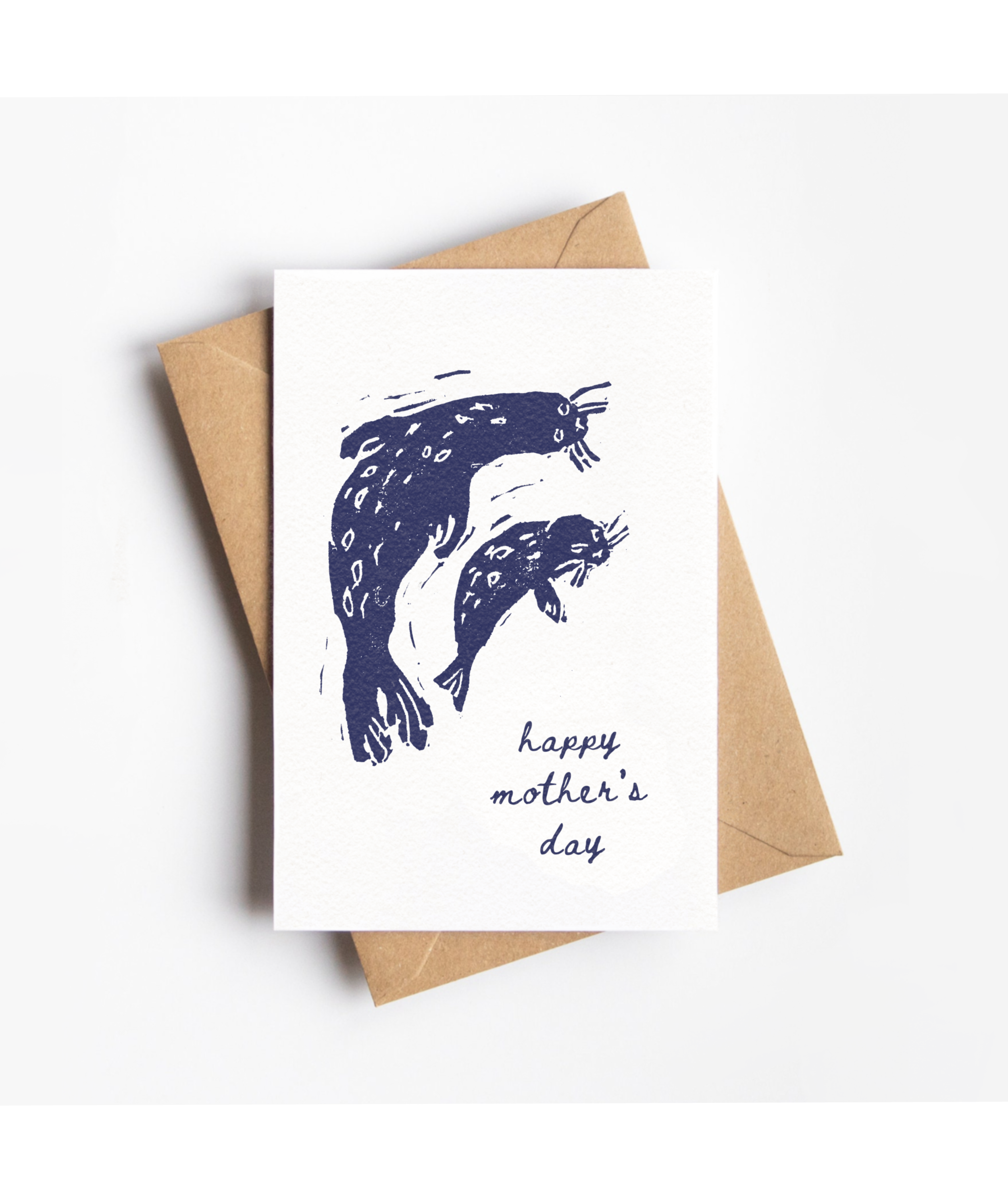 “Seal & Pup” Mother’s Day Art Card