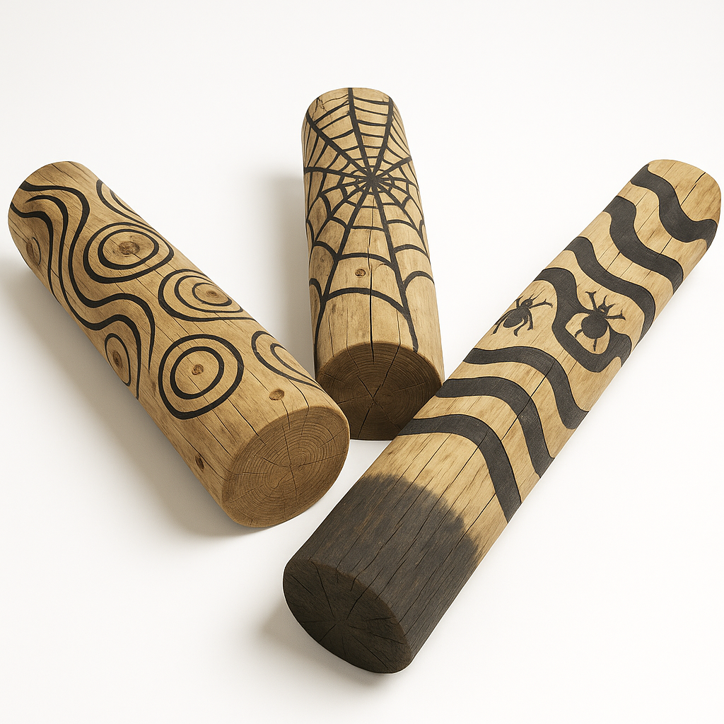 Balance logs landscaping stumps sculpture playground art.png