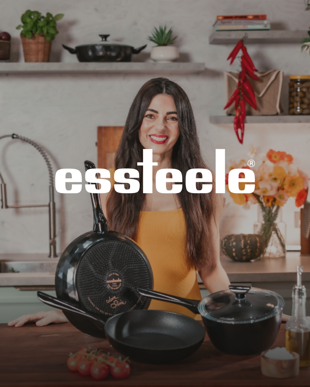 Essteele logo in black text on a white background.