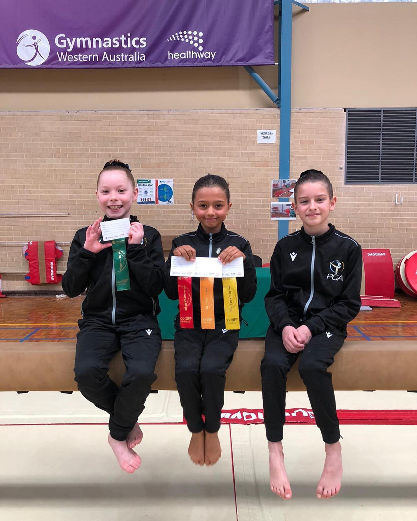Congratulations to the PGA Level 4 gymnasts Annalisa, Saskia and Kayla  who competed in WAG Series # 4 on Saturday 20th August. 

We are extremely proud of you all! 

Special mention to the below

- Kayla: 3rd Vault 
- Saskia: 6th vault, 2nd beam, 4t