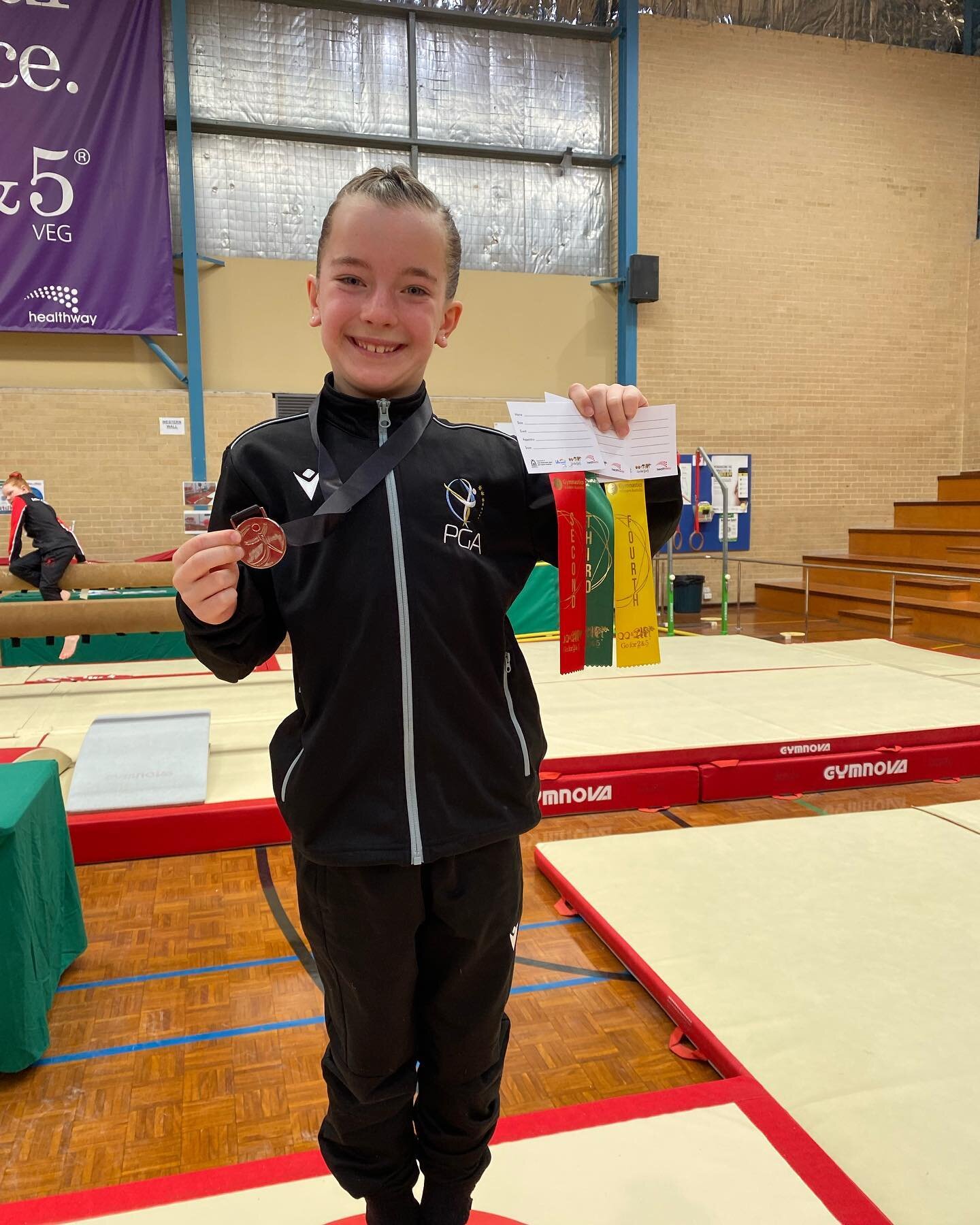 Congratulations to PGA Level 6 gymnast Mia who competed in WAG Series # 5 on Sunday 4th September. 

We are extremely proud of you! 

Mia&rsquo;s placings below 

- 4th Vault, 3rd Beam, 2nd Floor and 2nd AA 

💙🖤

#perthgymnastics #perthgymnasticsac