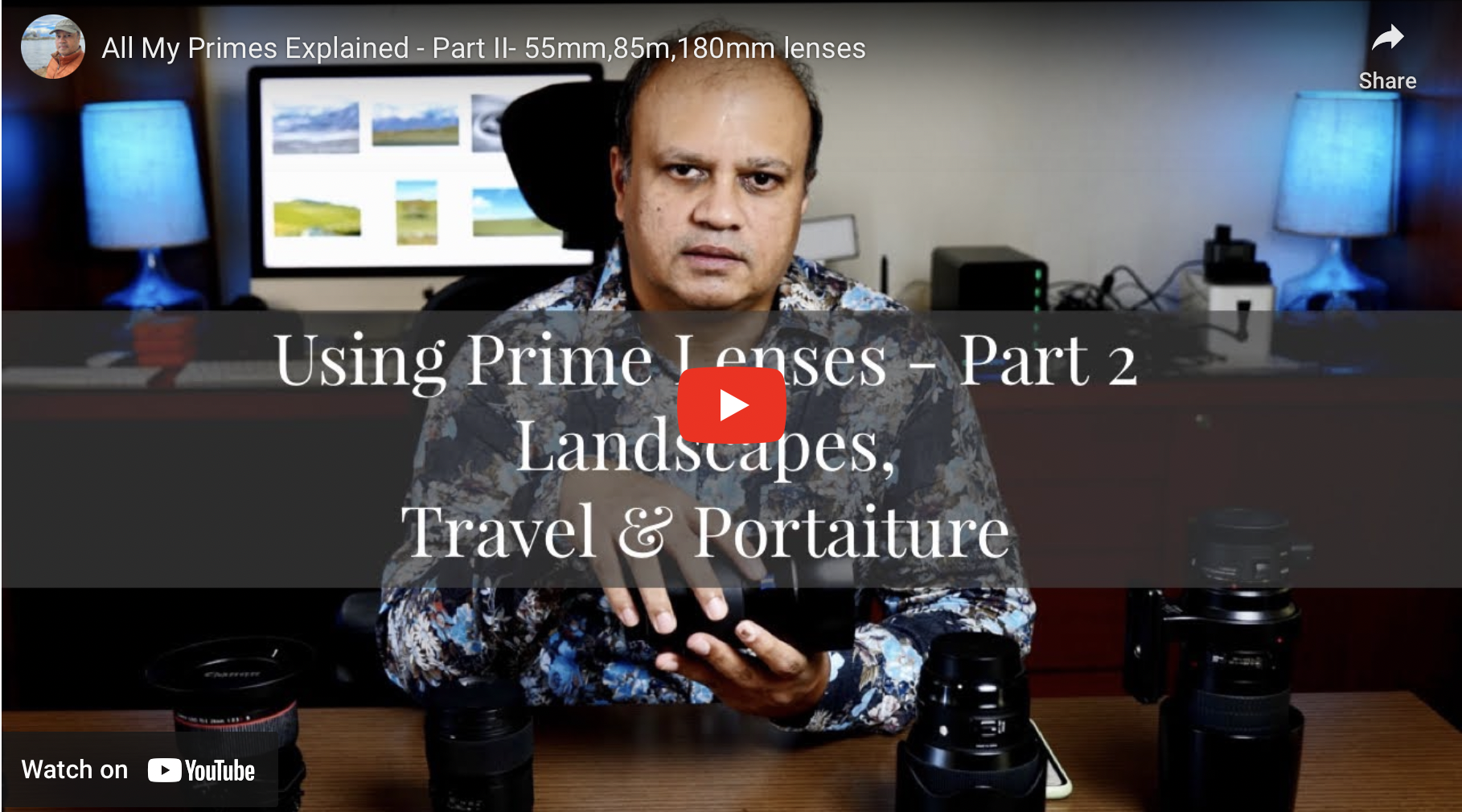 All My Primes Explained - Part II- 55mm,85m,180mm lenses