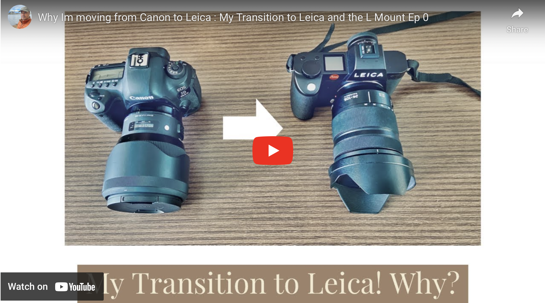 Why Im moving from Canon to Leica : My Transition to Leica and the L Mount Ep 0