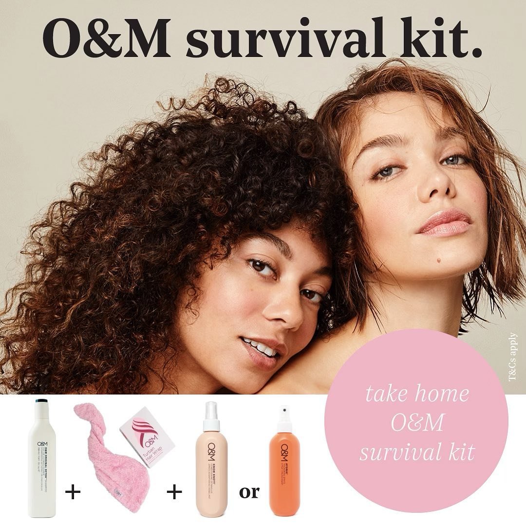 Say hello to the O&amp;M Survival Kit, our latest detoxifying and clarifying in-salon treatment with take-home products. It&rsquo;s a brilliant introduction for those wanting to learn more about O&amp;M products. 🤍🌿

This gorgeous treatment include