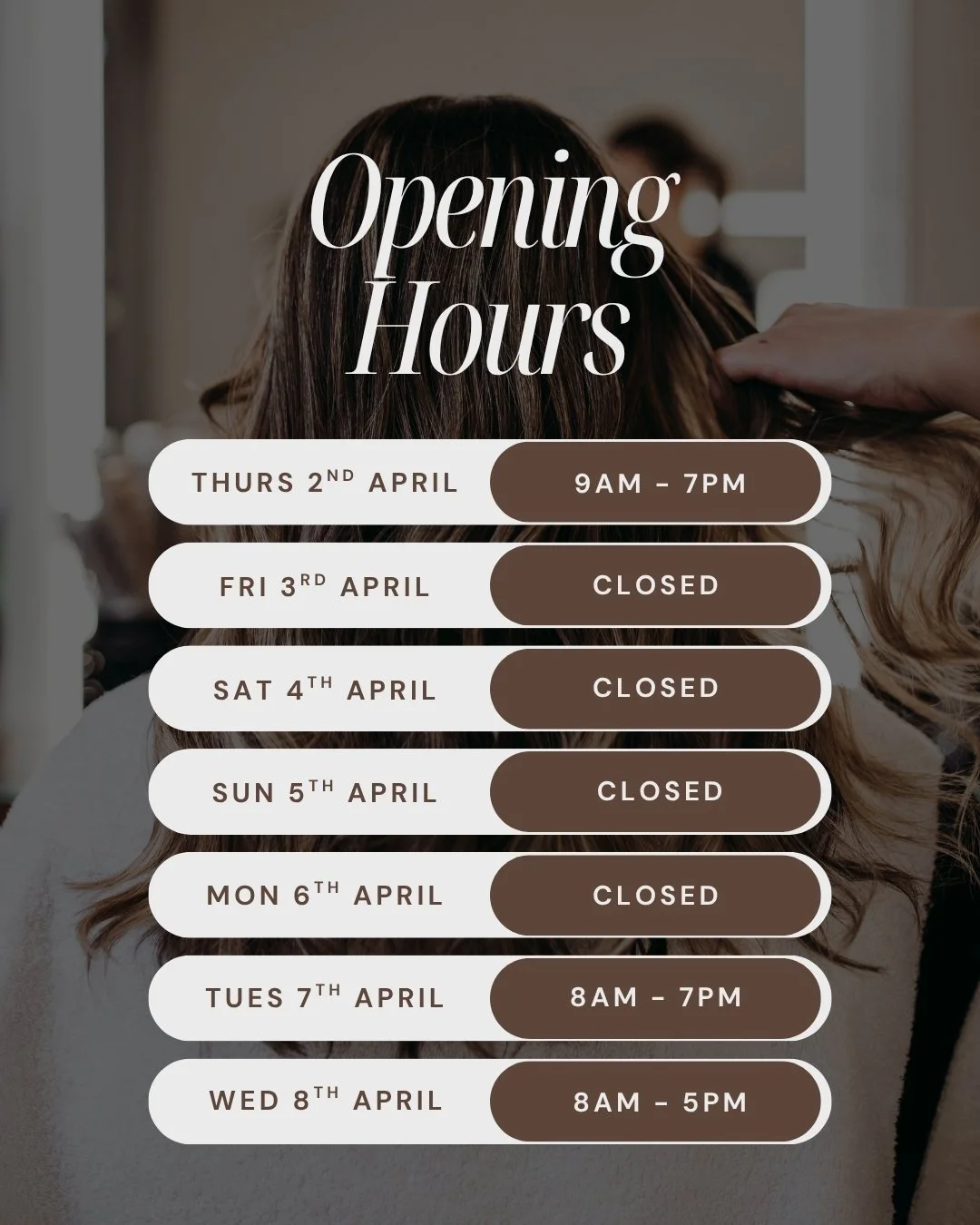 a little note for the long weekend

Organic Ministry will be closed over the easter period, reopening after the long weekend

we wish all of our clients a safe and happy Easter, and hope you enjoy a slow few days with the people you love

online book