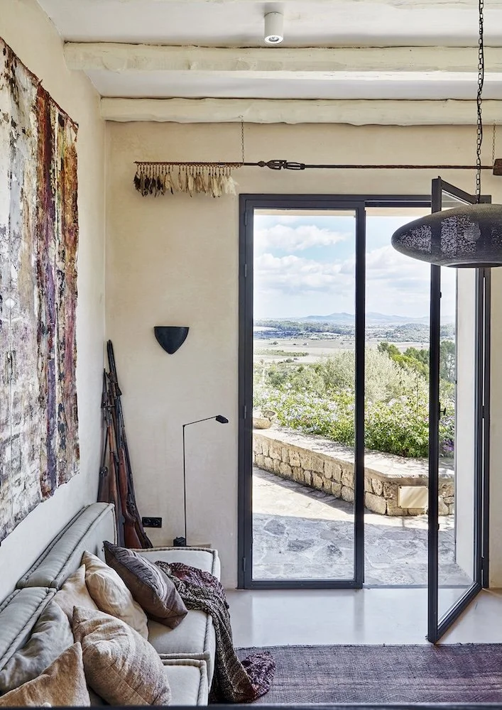 Door with view into nature