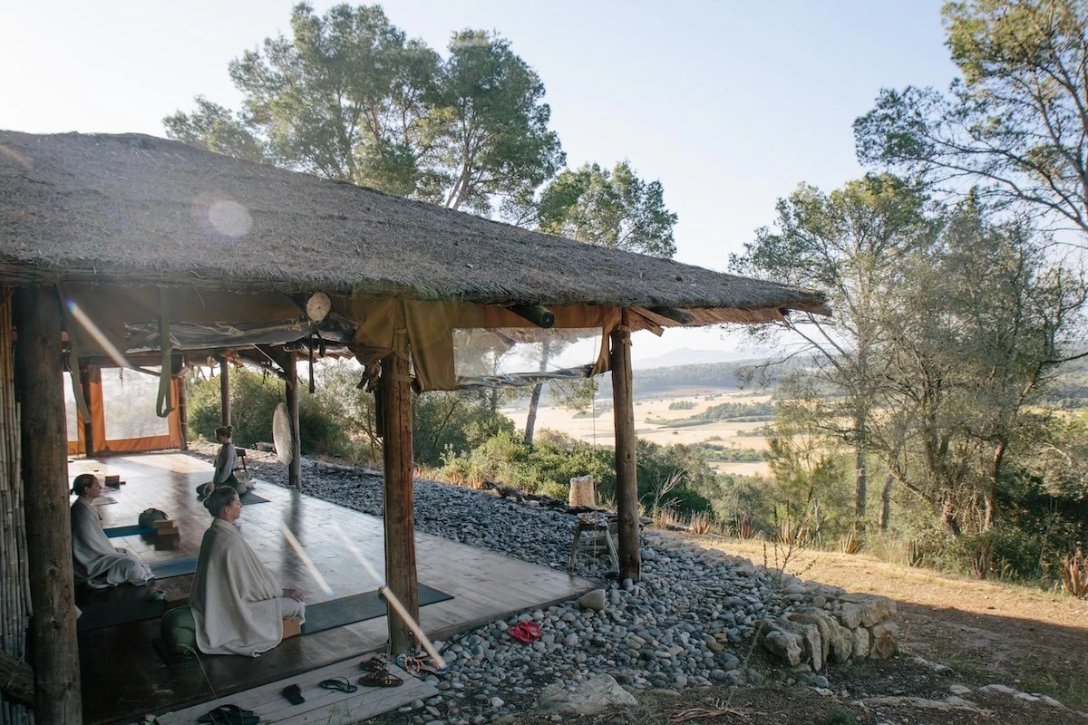 Yoga chala at sunrise