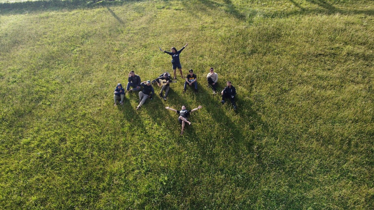 Team on gras