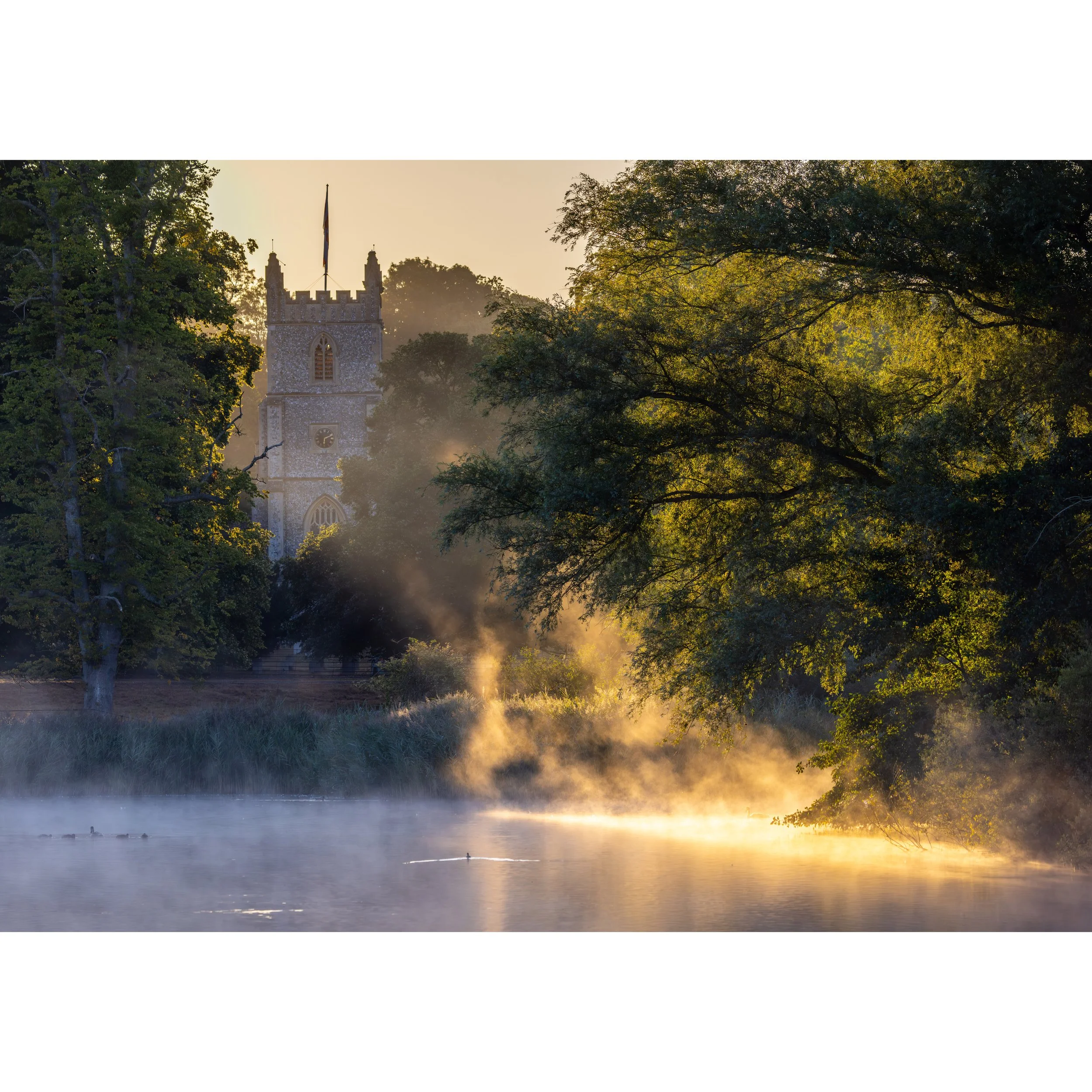 Raynham Church Sunrise Print