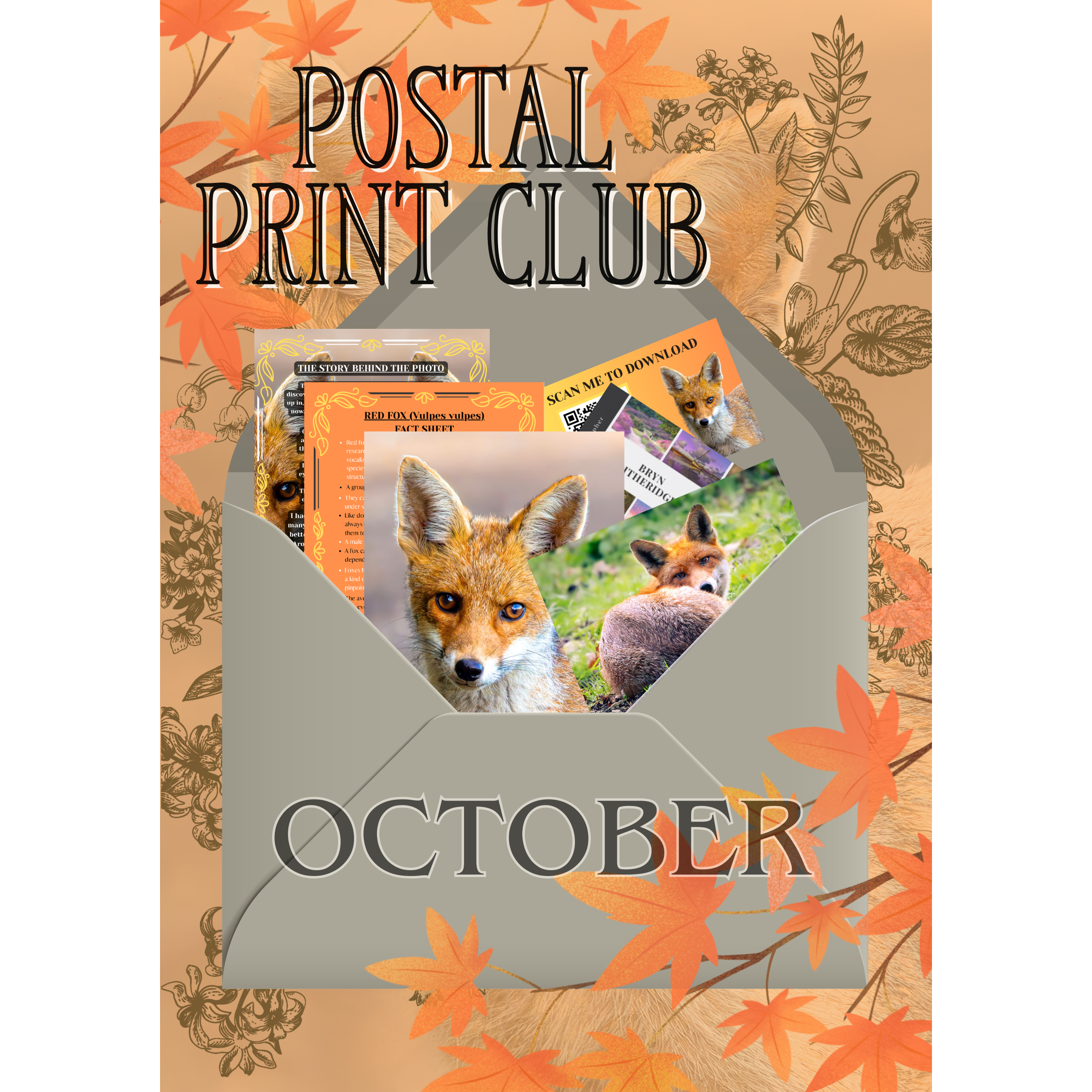 POSTAL PRINT CLUB (MONTHLY SUBSCRIPTION) **USA & AUSTRALIA ONLY**