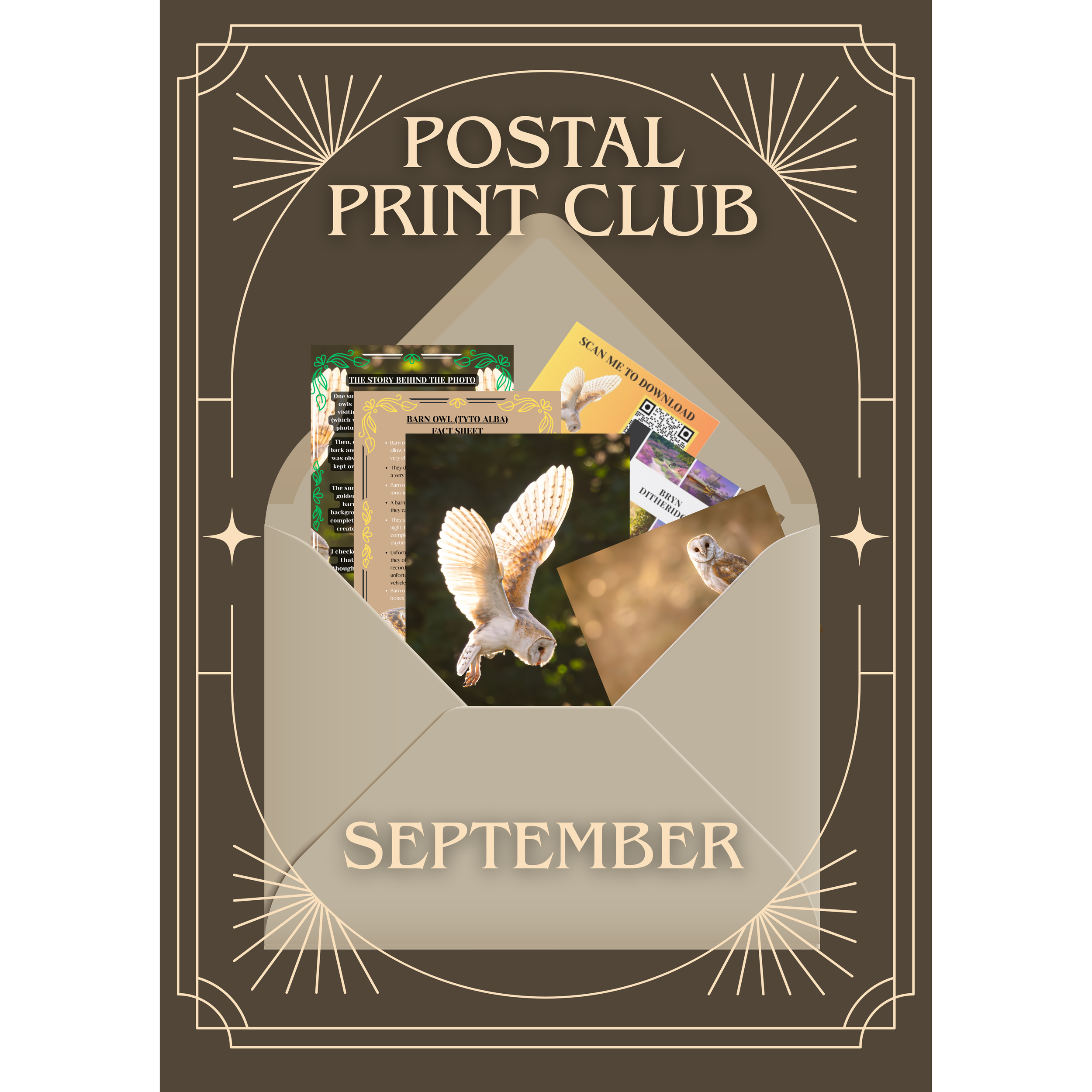 POSTAL PRINT CLUB (MONTHLY SUBSCRIPTION)