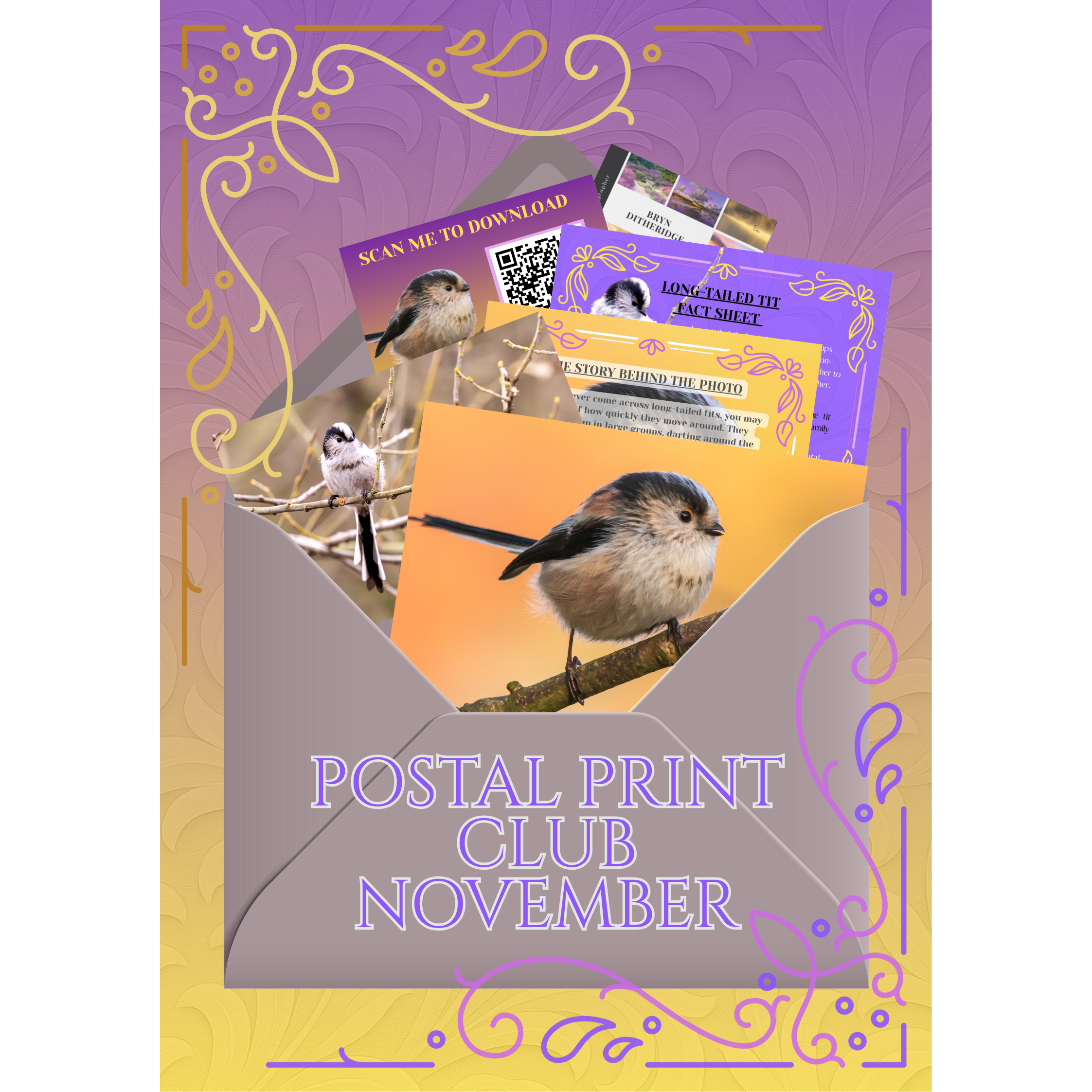 POSTAL PRINT CLUB (MONTHLY SUBSCRIPTION) **UK ONLY**