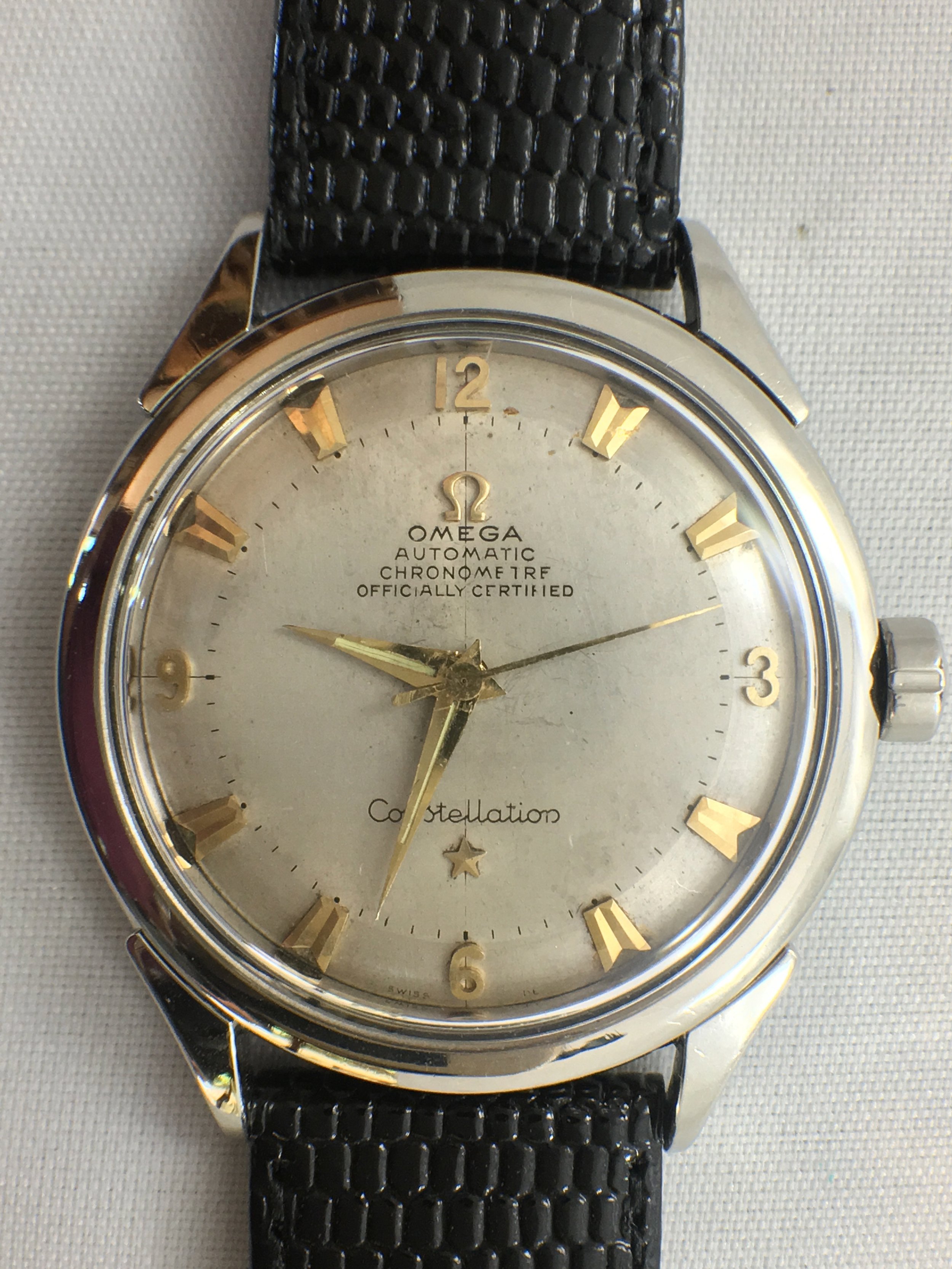 OM-021: Omega Constellation Officially Certified Chronometre - 1954 - Excellent