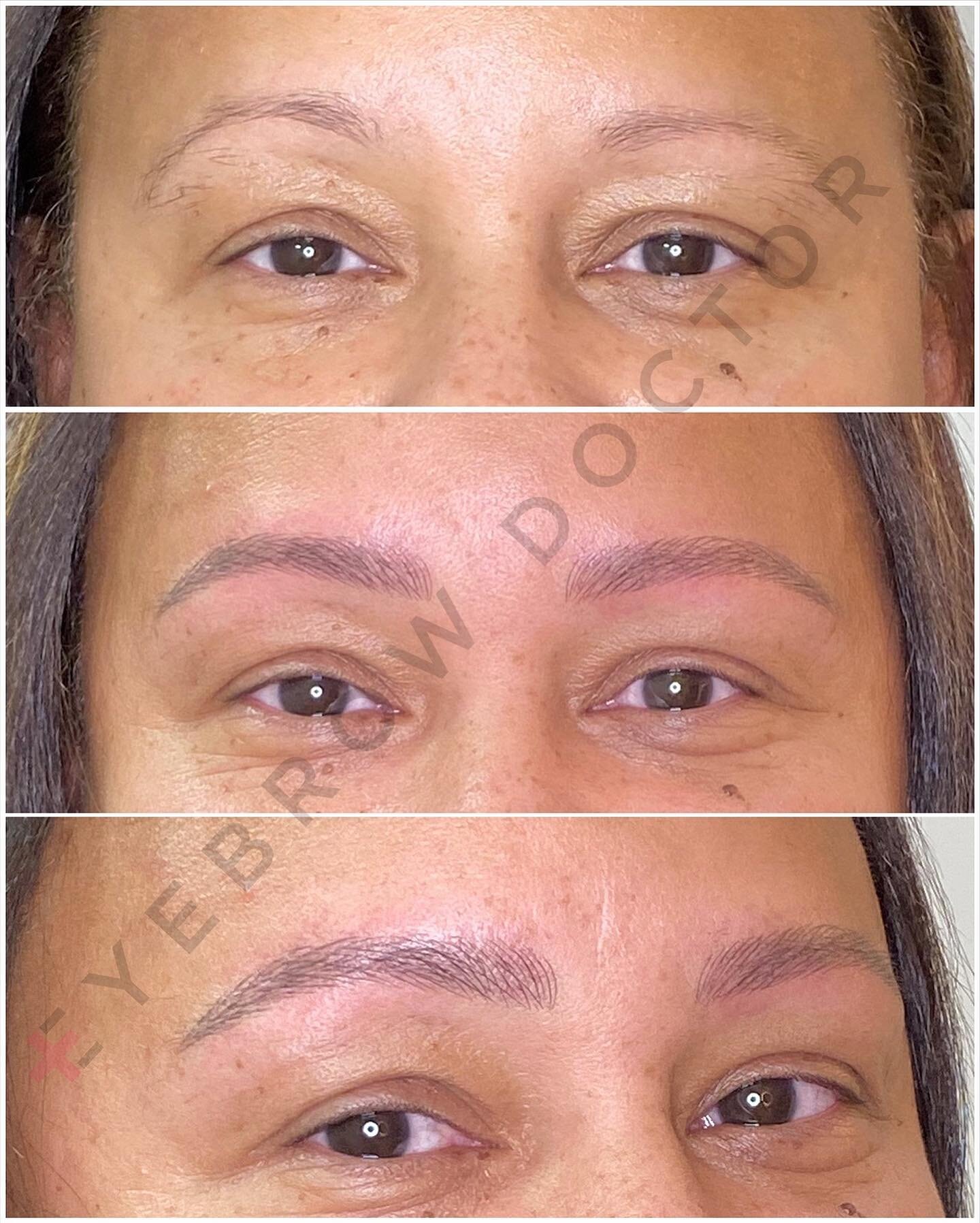 Fresh brows.Swipe for more.To book visit EyebrowDoctor.com