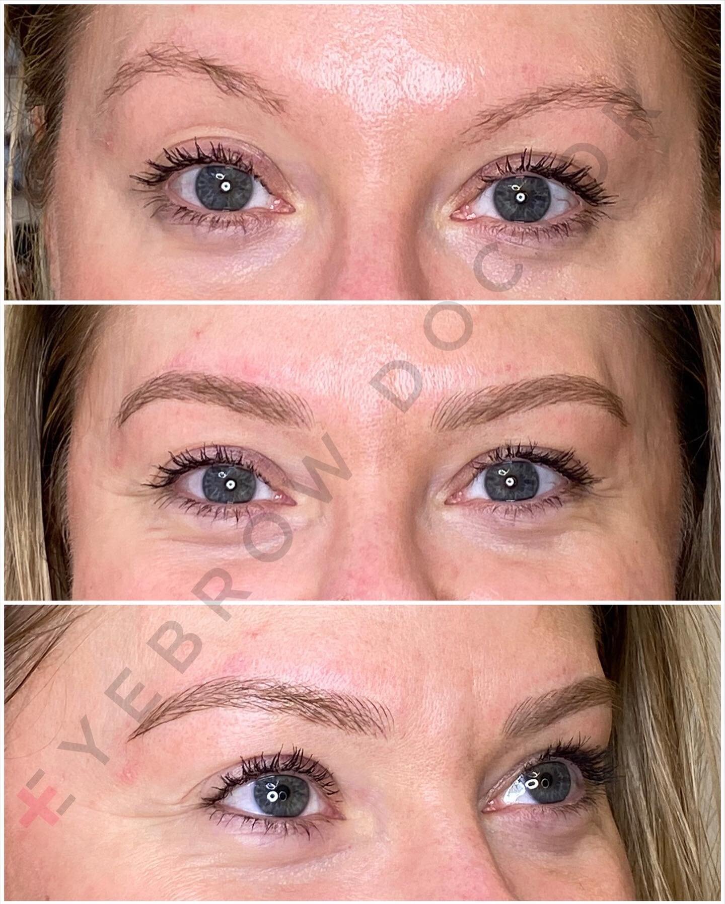New new Microblading by Piret. To book yours visit EyebrowDoctor.com