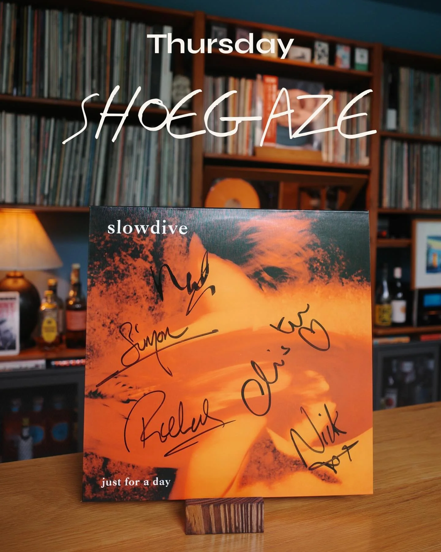 Hazy guitars for a hazy day anyone? It&rsquo;s Shoegaze tonight with Slowdive - &lsquo;Just for a day&rsquo;