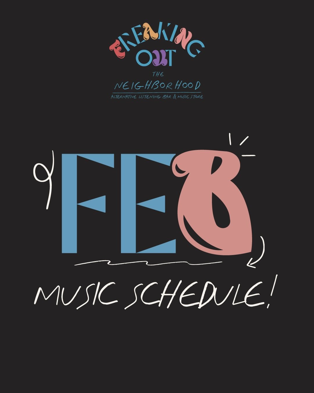 It&rsquo;s Feb and we&rsquo;re starting off with a lot of classics from Mac DeMarco &lsquo;Salad Days&rsquo; to The White Album and OK Computer. 
Saturday 7th we&rsquo;ll be closed due to the elections. 

On the 26th we have Portico Quartets &lsquo;T