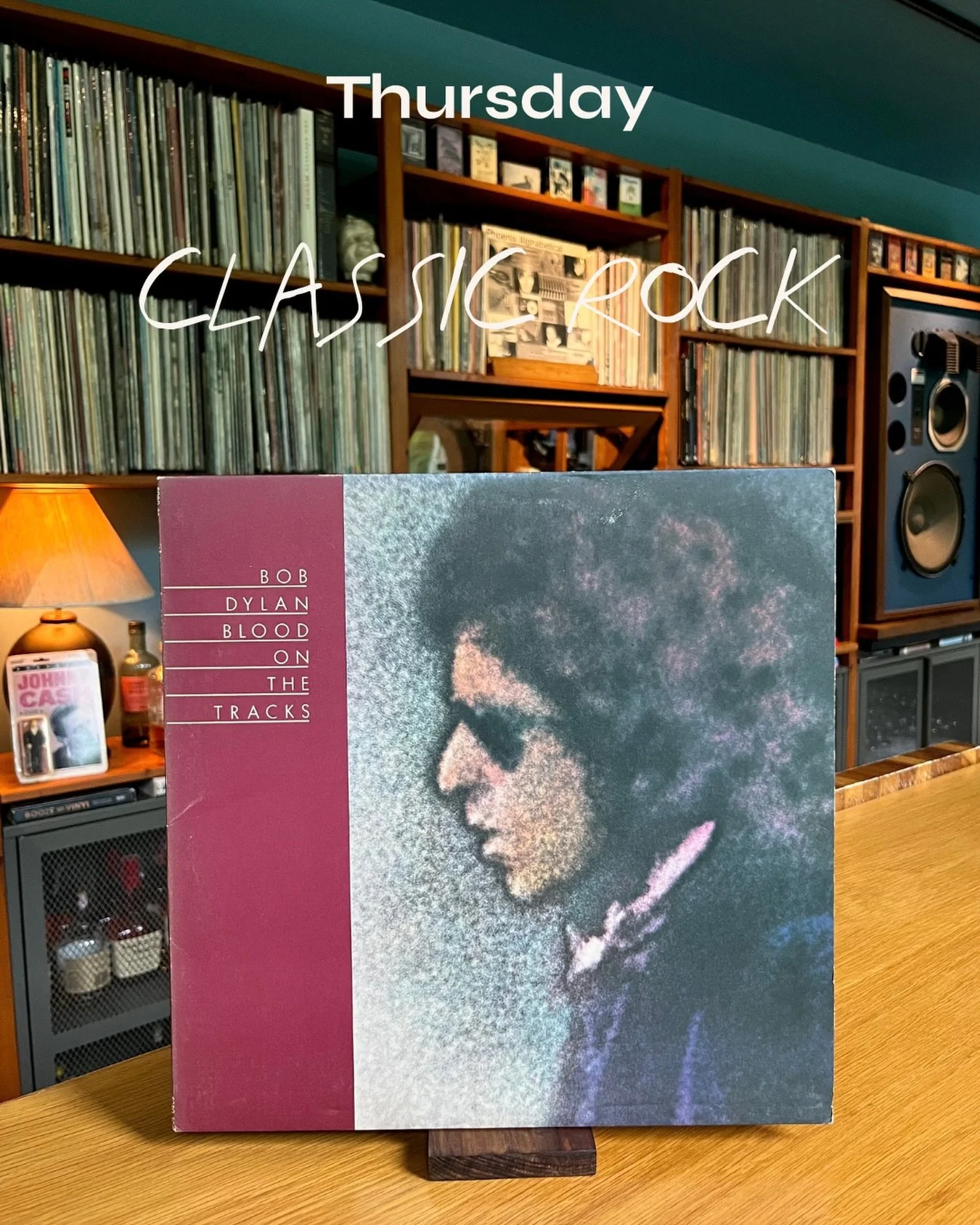 Thursday&rsquo;s classic rock pick is Bob Dylan&rsquo;s &lsquo;Blood on the Tracks&rsquo;.

One of Dylan&rsquo;s most celebrated records, the 1975 album pairs vivid storytelling with a stripped-back folk-rock sound, from &lsquo;Tangled Up in Blue&rsq