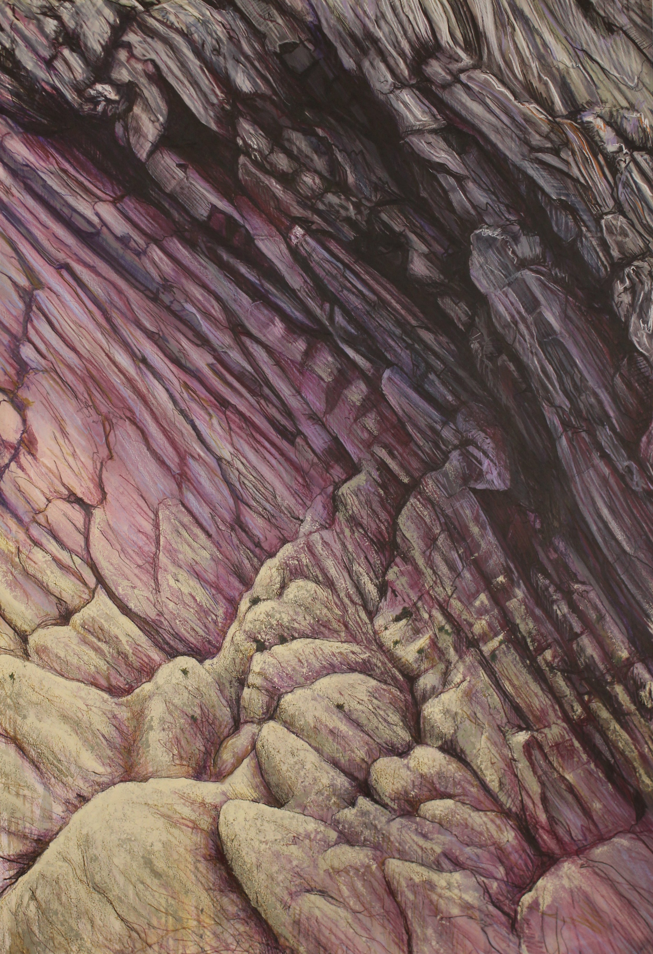 Rocks and Barnacles on Whitsand Bay, Cornwall
