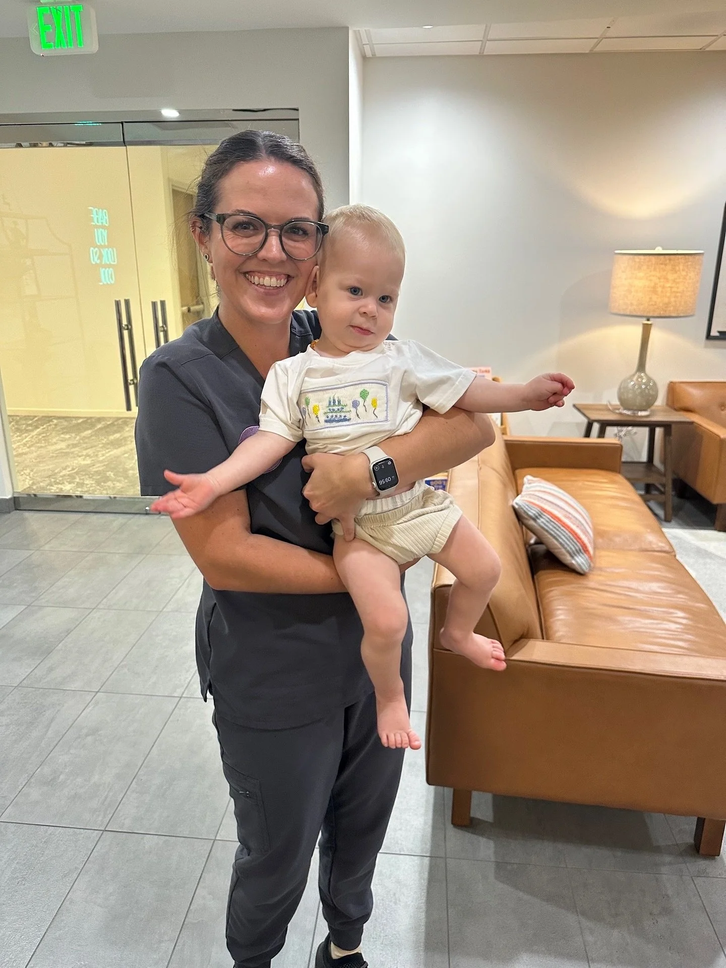 Scottie brought Midwife Melissa coffee on his birthday today! One full year since his momma&rsquo;s VBAC 🥹💜

#midwifeco #midwifery #dallasmidwives #vbac #pregnancy #postpartum #womenshealth