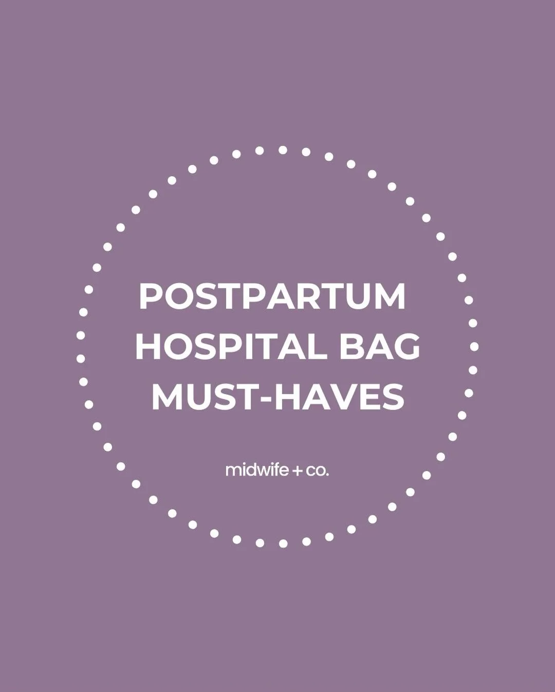 Things you&rsquo;ll THANK yourself for packing later! 🤍

These are just a few essentials that make recovery feel a little more comfortable and a lot less overwhelming. 

Share some of your postpartum favorites below to help another mama who may need