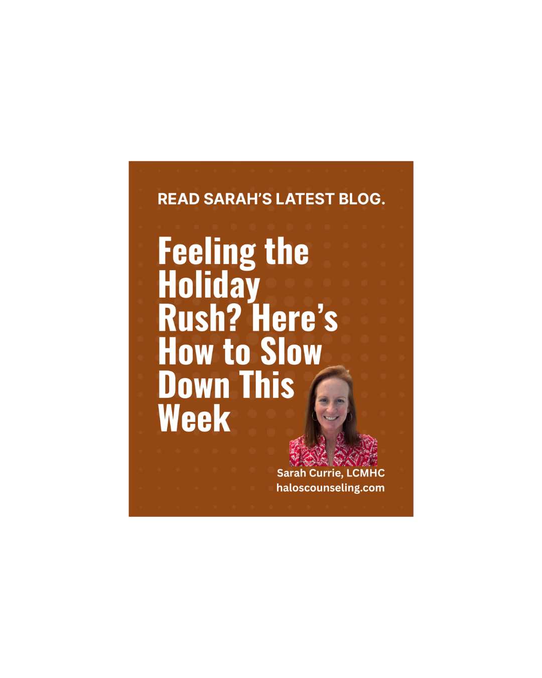 Feeling the Holiday Rush? Here’s How to Slow Down This Week